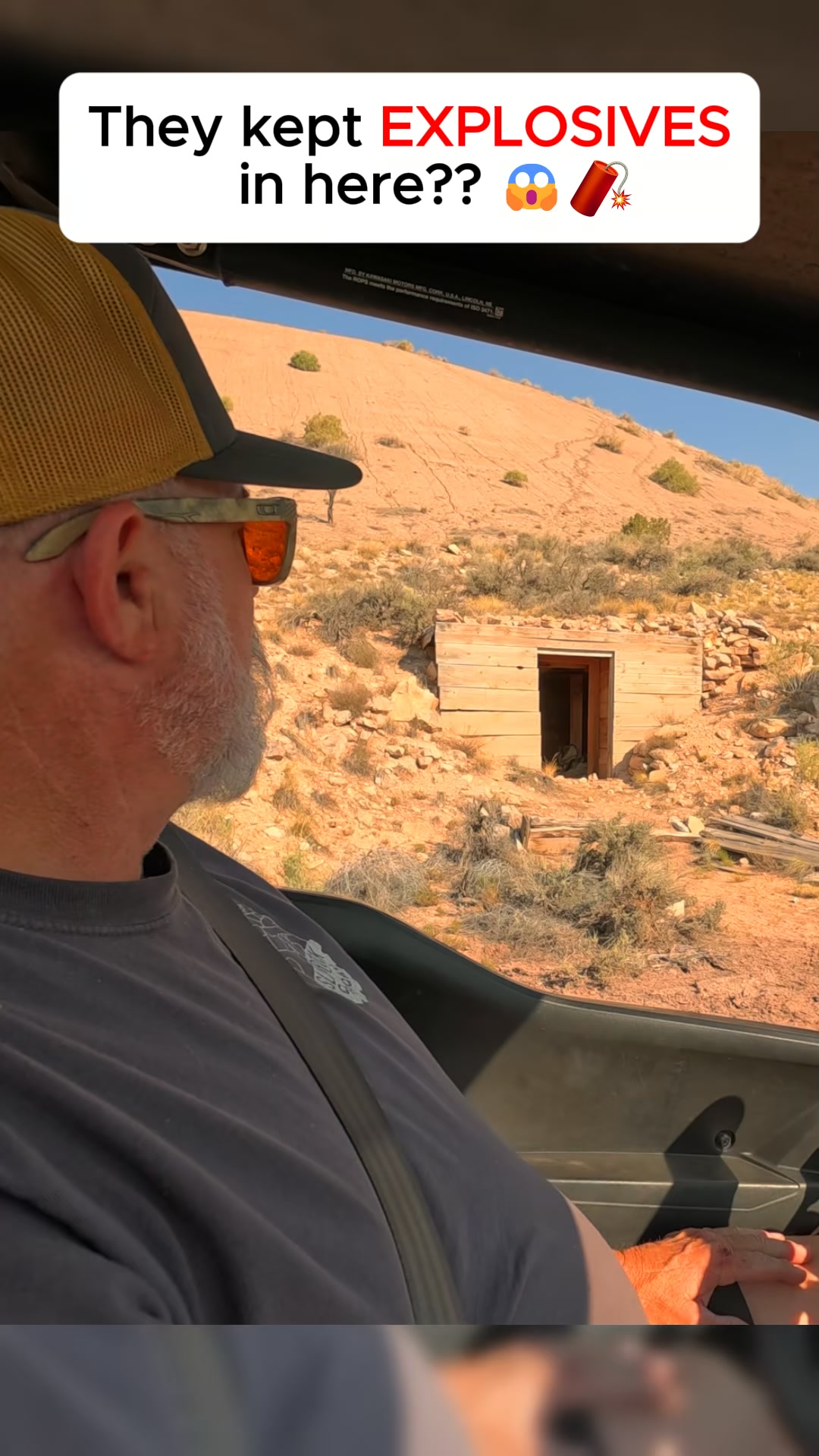 Would you walk inside a shack that used to store DYNAMITE? 💥

My dad and brother came across this old earthen explosives storage shack while exploring the remnants of Moab’s mining country. These little structures were built into the earth to help contain the danger if something went wrong—and decades later, they’re still sitting out here telling part of Utah’s mining history.

Would you have gone inside? 👇

#Moab #MoabUtah #UtahHistory #MiningHistory #AbandonedPlaces #OldWest #HiddenUtah #ExploreUtah #OffRoadAdventure #UtahAdventures #Dynamite #AbandonedMine #MoabAdventures #SlickRockOffRoad
