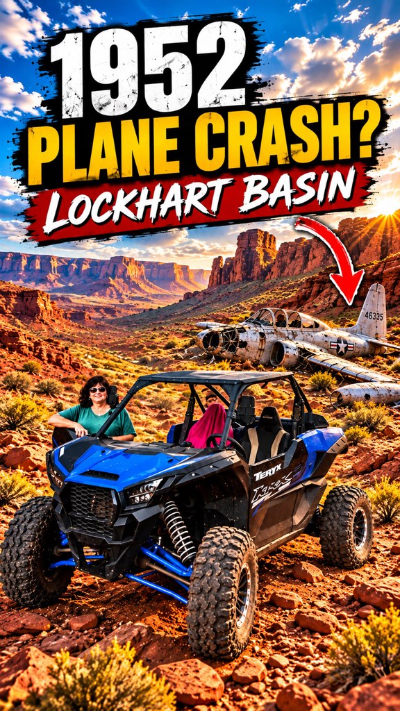A 1952 military jet crash hidden deep in Lockhart Basin…

Bob and Mom headed out into the Utah desert to track down the remains of a Lockheed T-33 Shooting Star that crashed in 1952.

Between the remote terrain, incredible scenery, and a piece of military aviation history still sitting out in the desert more than 70 years later, this turned into one heck of an adventure.

Watch the full video and see if they were able to find it.

#LockhartBasin #Moab #T33 #PlaneCrash #UtahHistory #MilitaryAviation #OffRoad #UTV #SROGetLost