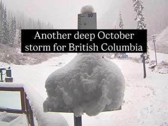 Big snow totals in British Columbia over the weekend with some decent accumulations into Alberta, Montana, and Colorado. A major atmospheric river fueled storm will bring abundant moisture and significant mountain snow starting later this week. 

Follow imlukesnow so you don’t miss my next forecast.