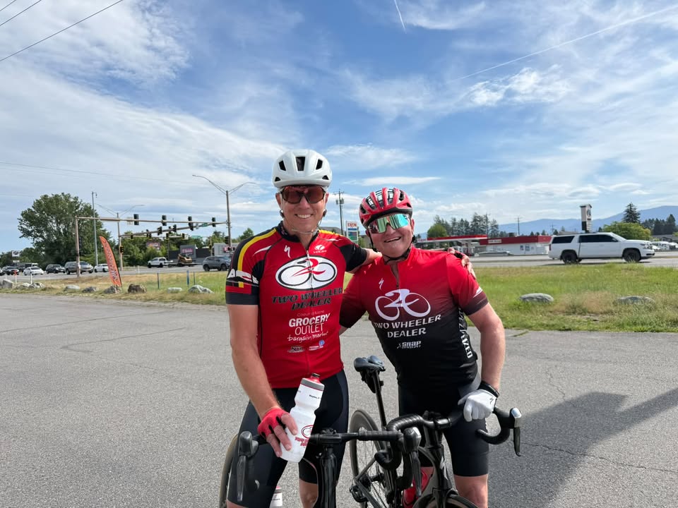 Saturday morning TWD shop ride.   Brian Litzenberger & I smoked the young bucks in the group back to the shop!!!  I’m tired !!