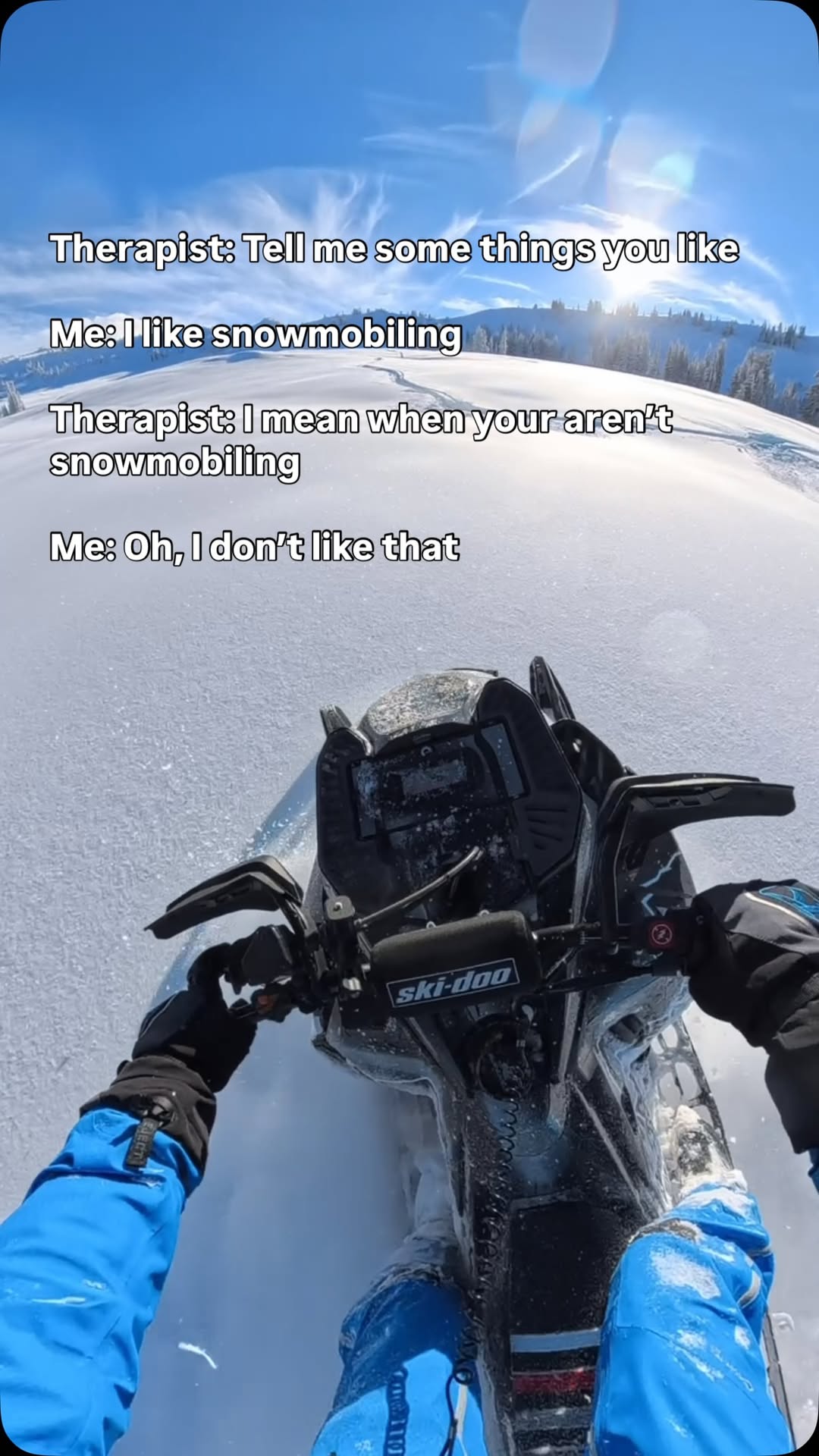 The itch is getting me bad and it’s still August!! ❄️ 

#snowmobile #powder #skidoo #winter