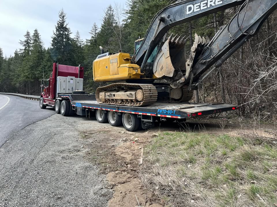 Excavater delivery for a friend