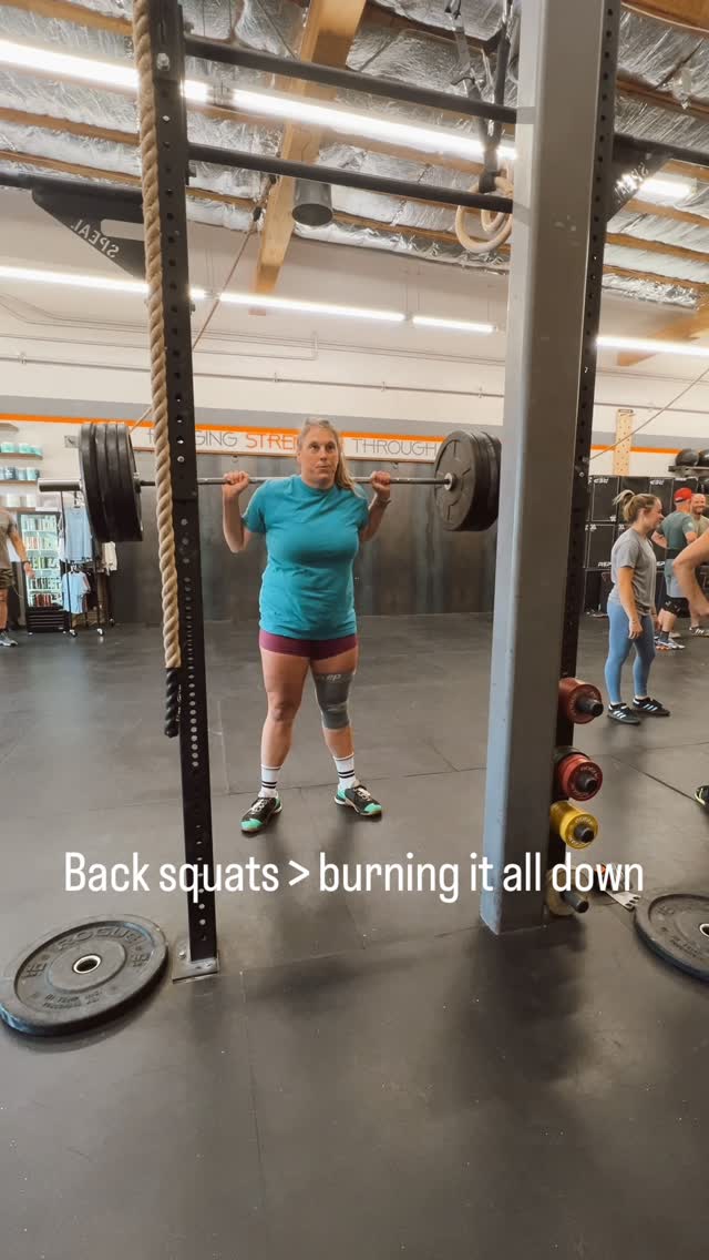 I had a whole post written out yesterday about burning it all down. 

Then, for once, I said yes to an offer for help. 

I’ll be honest though, sometimes I’m in my feels so bad that I can’t do anything & just want to be in complete solitude. Movement does not help, I just need to work some things out in my head first. But other times, it’s exactly what I need. When I saw back squats on the menu Dreamtown CrossFit I knew that’s what I needed to give me some confidence back & to keep moving forward. 

ꜰᴏʀɢɪɴɢ sᴛʀᴇɴɢᴛʜ ᴛʜʀᴏᴜɢʜ ᴄᴏᴍᴍᴜɴɪᴛʏ

That’s on the wall at Dreamtown. That’s what has kept me coming back for 5 years. Sure, I’ve not been the most A+ athlete. There’s been multiple times I’ve had to take a pause. But if you listen to the pod, you’ve heard me yap plenty of times during those breaks how much I miss it and the community. 

I took almost a year off this go round. I even missed softball season 🤯 but I just have been in a weird place the past year. Trying to offload a lot. Trying to put a lot of trust in things working out when & how they should. But I’m fucking exhausted. I’m tired of throwing spaghetti at the wall and putting WAY more in than I get out. 

However, I also have the hardest moat stubborn head out there and cannot do things that don’t 𝙛𝙚𝙚𝙡 right for very long. A true cancer 🦀 I suppose who feels too much and does everything to lift others up but not themselves 🙃 I think it’s time I change that though…