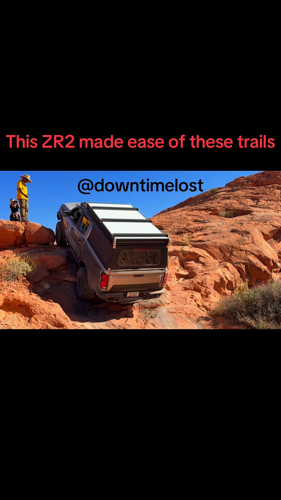 This ZR2, driven by @downtimelost, was very impressive on the trails in Logandale, NV for the #onxoffroad trail guide summit. Crawling up rock faces that “more built” rigs had to take a couple tries at! 

Where’s your favorite place to go Offroad?  

#offroad #offroading #Overland #Overlanding