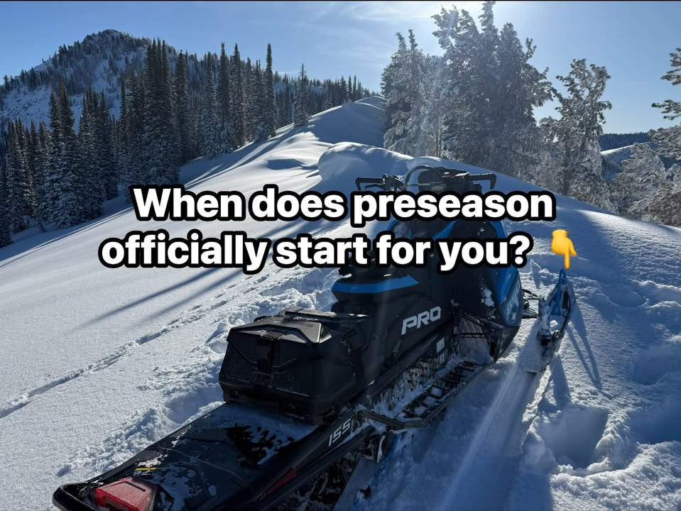 The preseason buzz is officially here. ❄️

Some guys already have their sleds torn apart in the garage. Others won’t touch a thing until snow shows up in the forecast. 😂

I’m curious what everyone’s routine looks like.

When do you pull the sled out, go through your gear, and start getting everything ready?

And more importantly — what’s on your preseason checklist every single year? Sled, gear, avy equipment, trailer, fitness… drop the things you NEVER skip. 👇

Let’s build a solid preseason checklist in the comments.