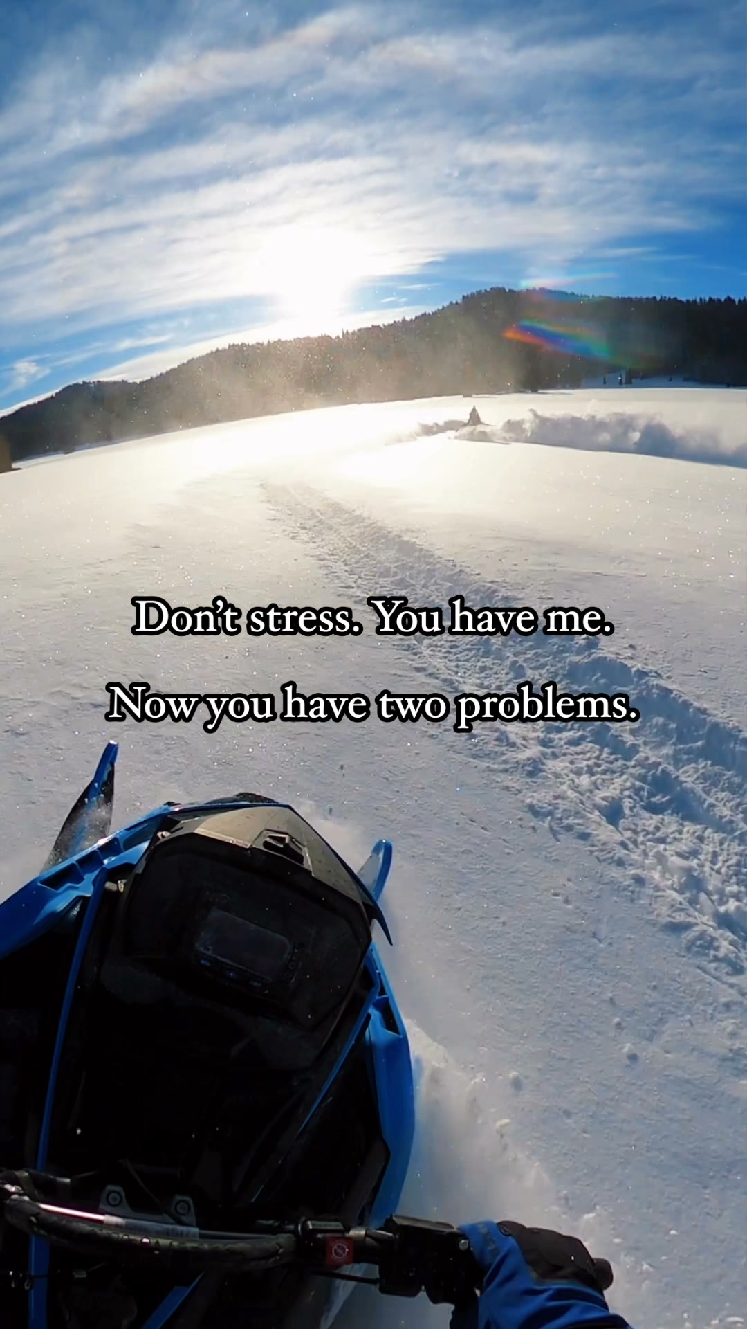 Every riding group has that one guy who can turn a perfectly good day into a character-building experience. 😂

I’m not saying I’m that guy… but if you follow me, there’s a good chance we’re both about to learn something. 🤝❄️

Tag the buddy who always manages to make a bad situation worse. 😂👇