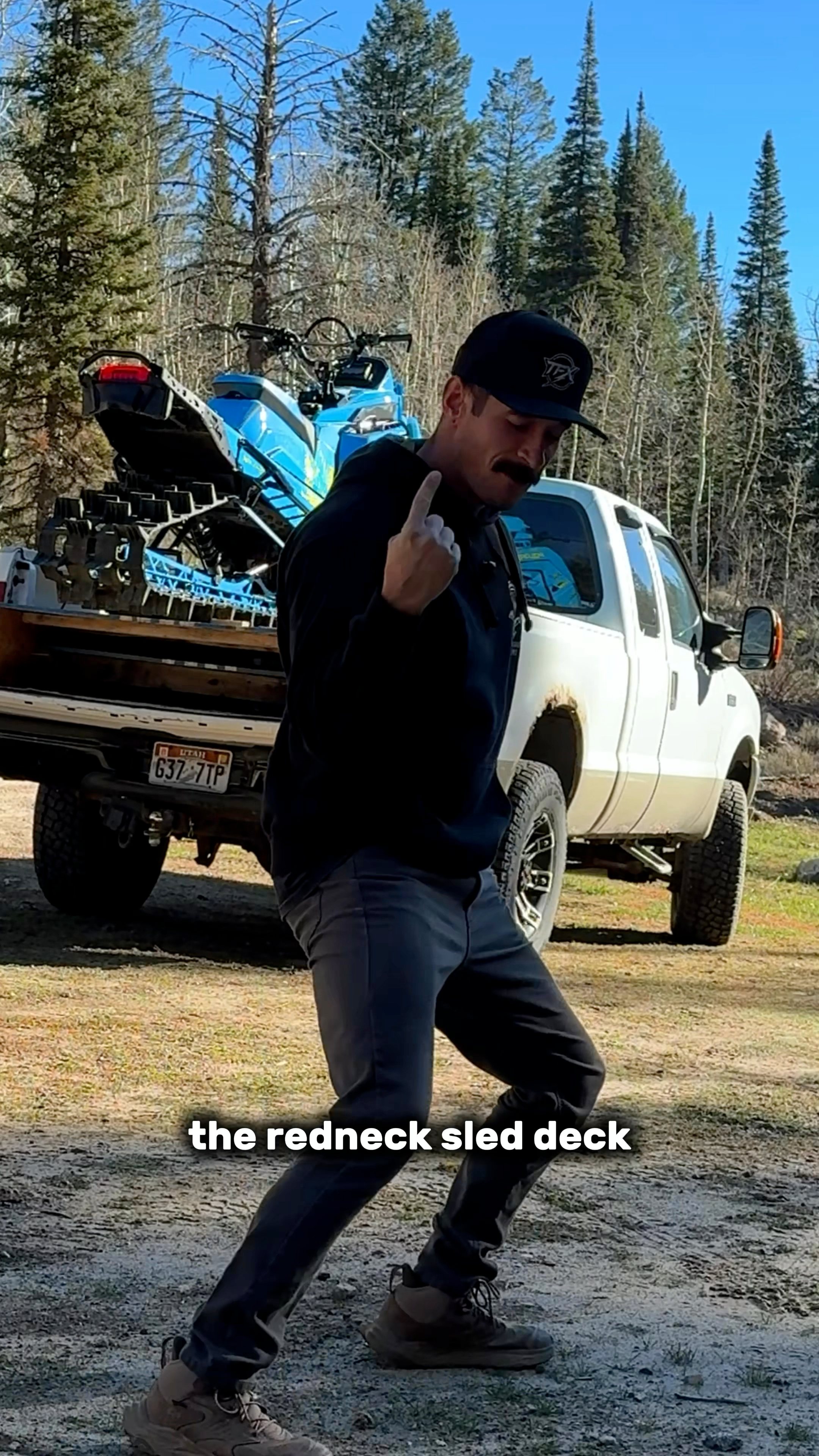 Getting to the mountain looks different for everyone. 🤘

For me, it's a 20-year-old truck, a $100 sled deck my dad and I built ourselves, and a crew that's always down to make the most of it. 😂

Don't get me wrong, I love a nice setup as much as the next guy. But at the end of the day, whatever gets you to the parking lot is good enough.

It's not about what you show up in. It's about the people you're with, the stoke you bring, and the memories you make along the way.

Million-dollar weekends. Plywood budget. 🤝❄️

Simmons, Inc.TwistedfxOxbow GearZBROZ RacingTempest OpticsCycles And Sleds