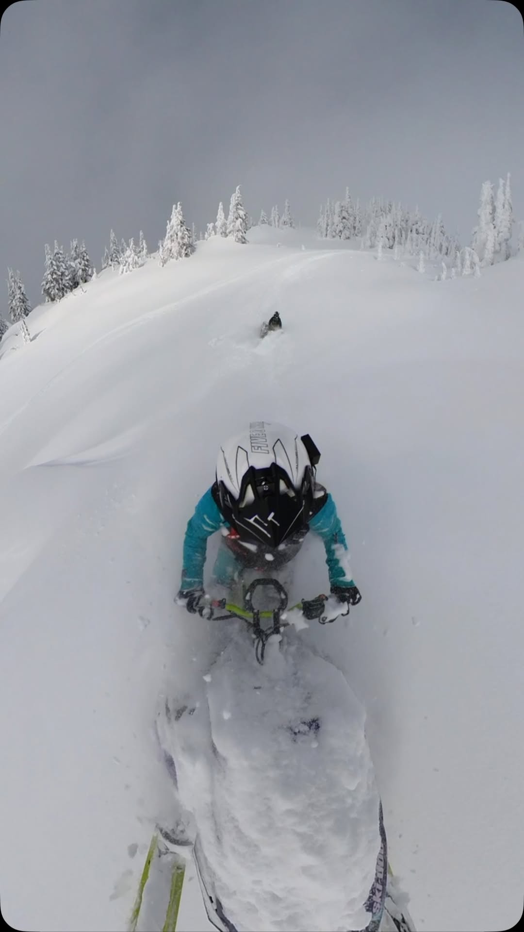 No bad days out here, coming to a mountain soon 🏔️ 
Keeping cool in the powder ❄️ Brandon Moroz 

GVP 
Ski-Doo 

509 inc 
Oxbow Gear 
Poire Wraps - MX & SNOW 

#thatskidoofeeling #skidoo #fuelingyourpassion #journeyfarther #winter