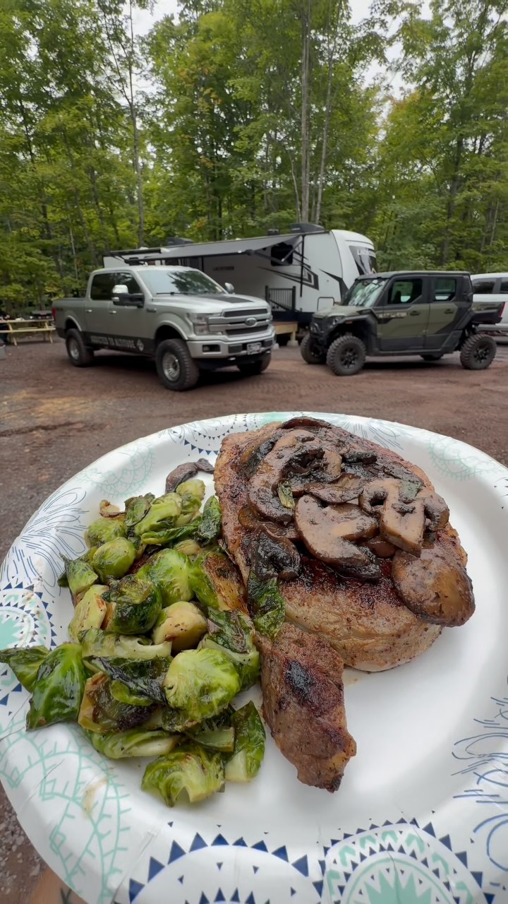 Food Friday.
——
Tonight’s Menu: Ribeye with mushrooms and maple brussel sprouts.
——
@backcountryvillage is something special. It’s hard to put into words what they’re building here, and it’s only getting better. We’re so proud to help share it with you guys and can’t wait to show you more. Stay tuned!
——
Overall: 9.6/10
——
Live Higher.
——
#addictedtoaltitude #livehigher #foodfriday #outdoorcooking #powersports
