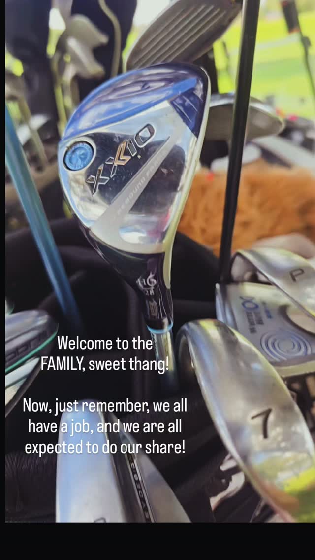 Big warm welcome to our newest girl!  Hope she can carry the 140-150 I planned her to!  6h

So far, so good!!!

@xxiogolf @dunlopgolf_official #xxio #golfaddict #golfgirls #golfclub #womensgolf