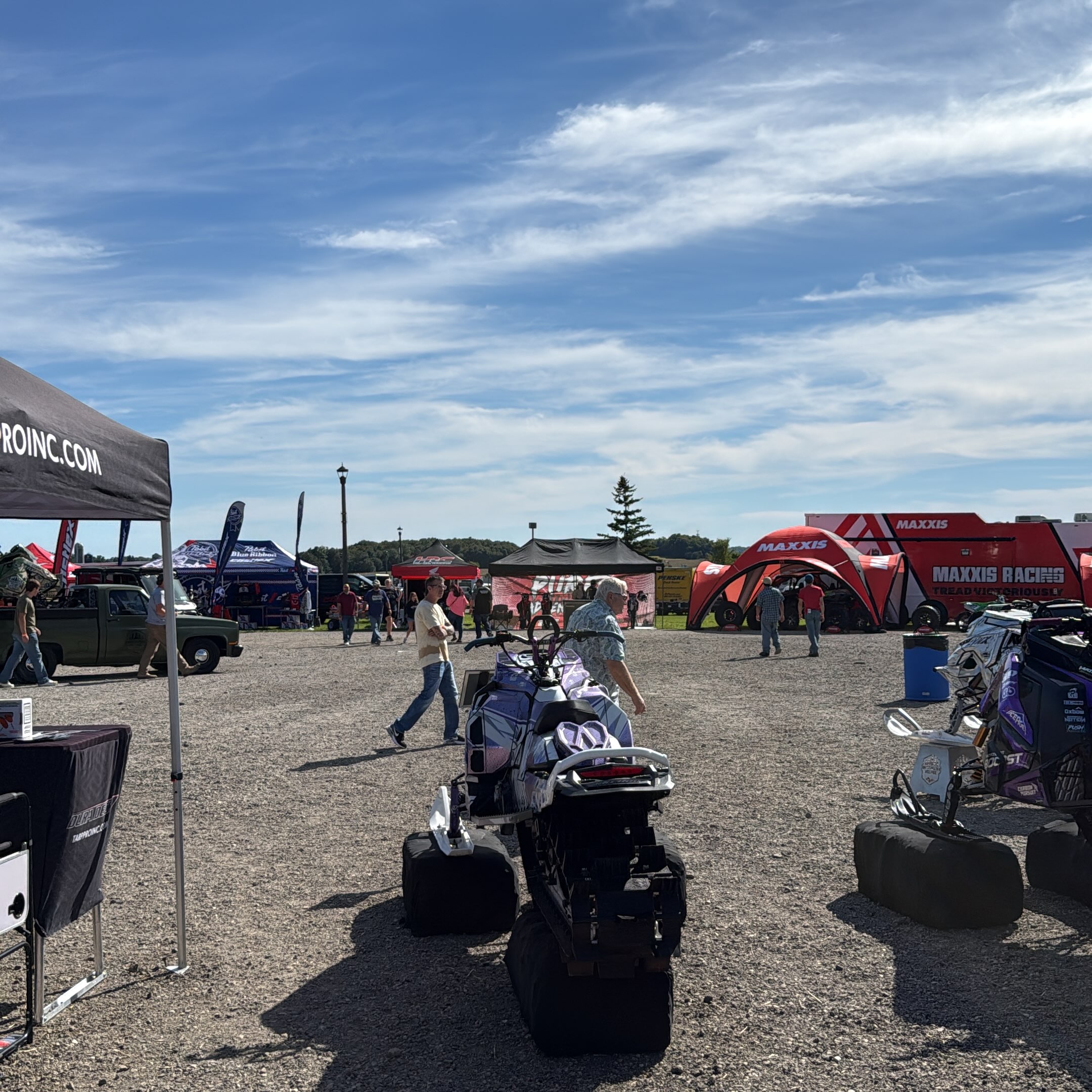 Who else is Down Here at @wideopenwisconsin ?
Perfect weather to check out the vendors, and ponder through the swap meet! #wideopen #relentless #sledding #motorsports