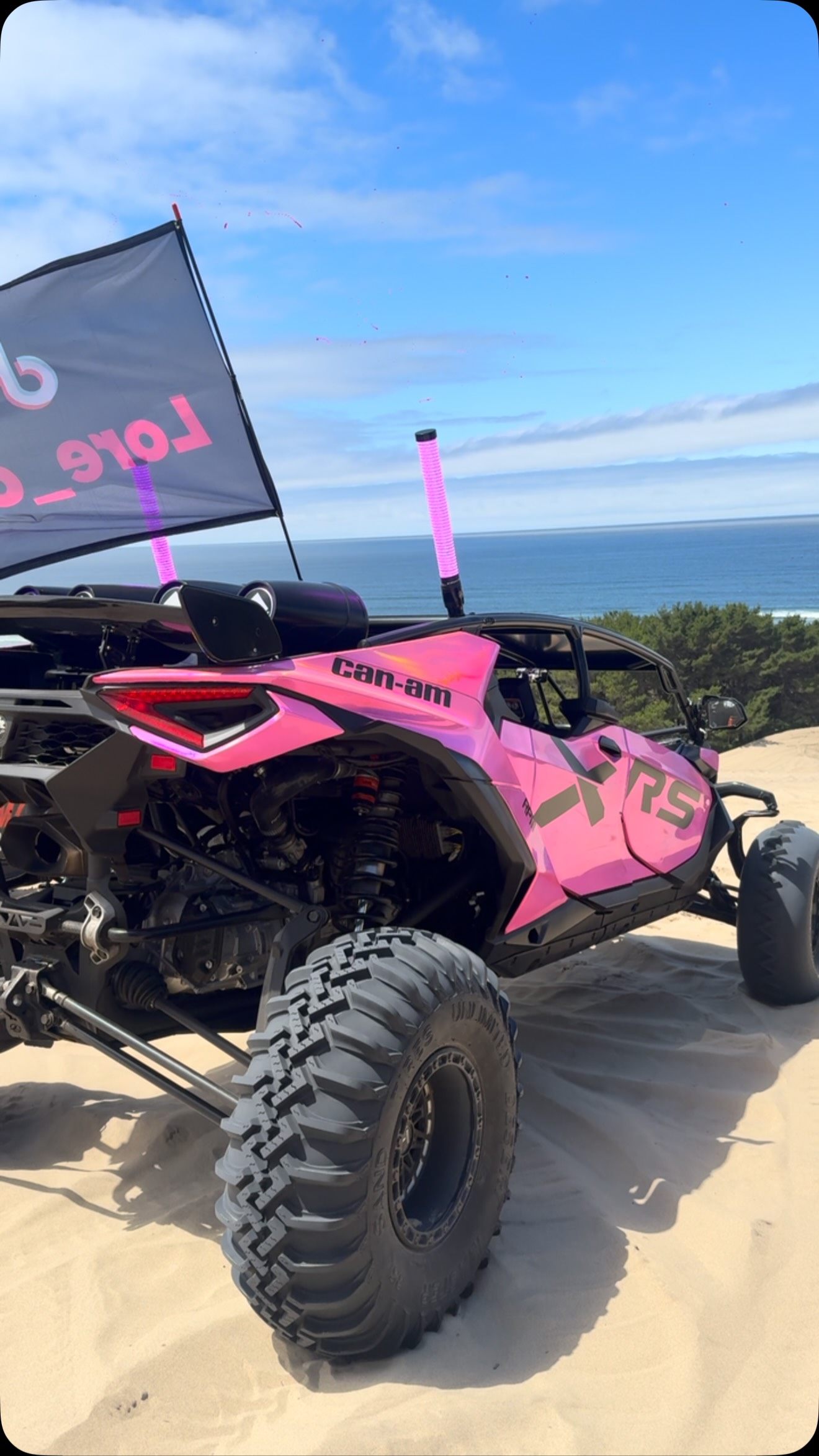 Chaaachauuu si o que..☺️#maverickr #4x4 #pinkcanam #beach #dunes