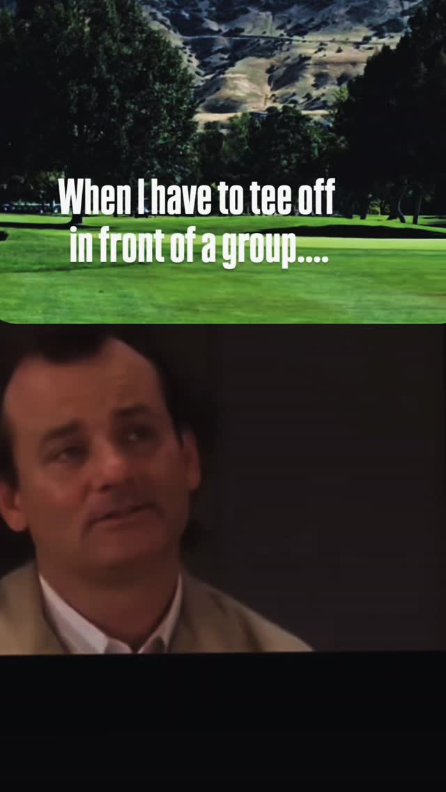 Having an audience doesn't usually deliver my best shot.  #slicendice

#golfgirls #golfaddict #golf #nervous golflife