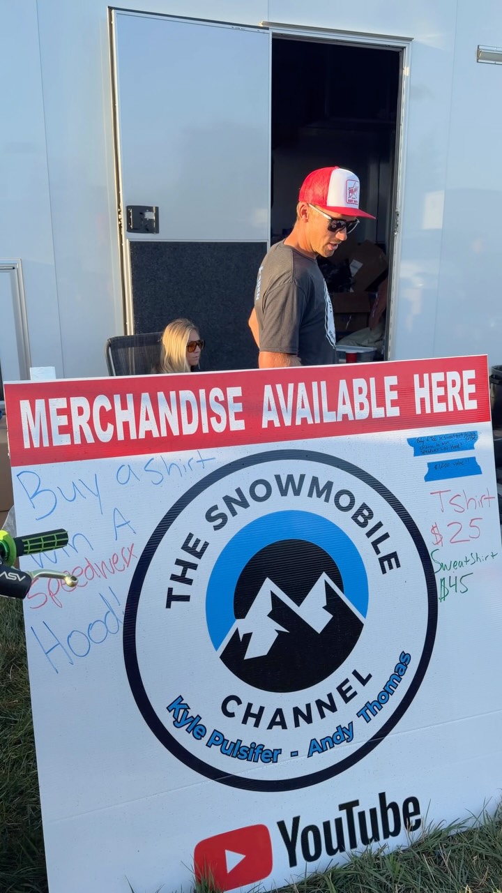 Haydays is popping off! 
-we will be buzzing. Make sure you say hi 
-Andy and Cole bought pitters in swaps and are racing today 
-1pm polaris premiering non compliance 
-4 pm POWER HOUR. I need your cheers!!!! 

Come down to my trailer and buy some snowmobile channel merch for a chance to win a speedwerx hood

 All speedwerx parts -15% off