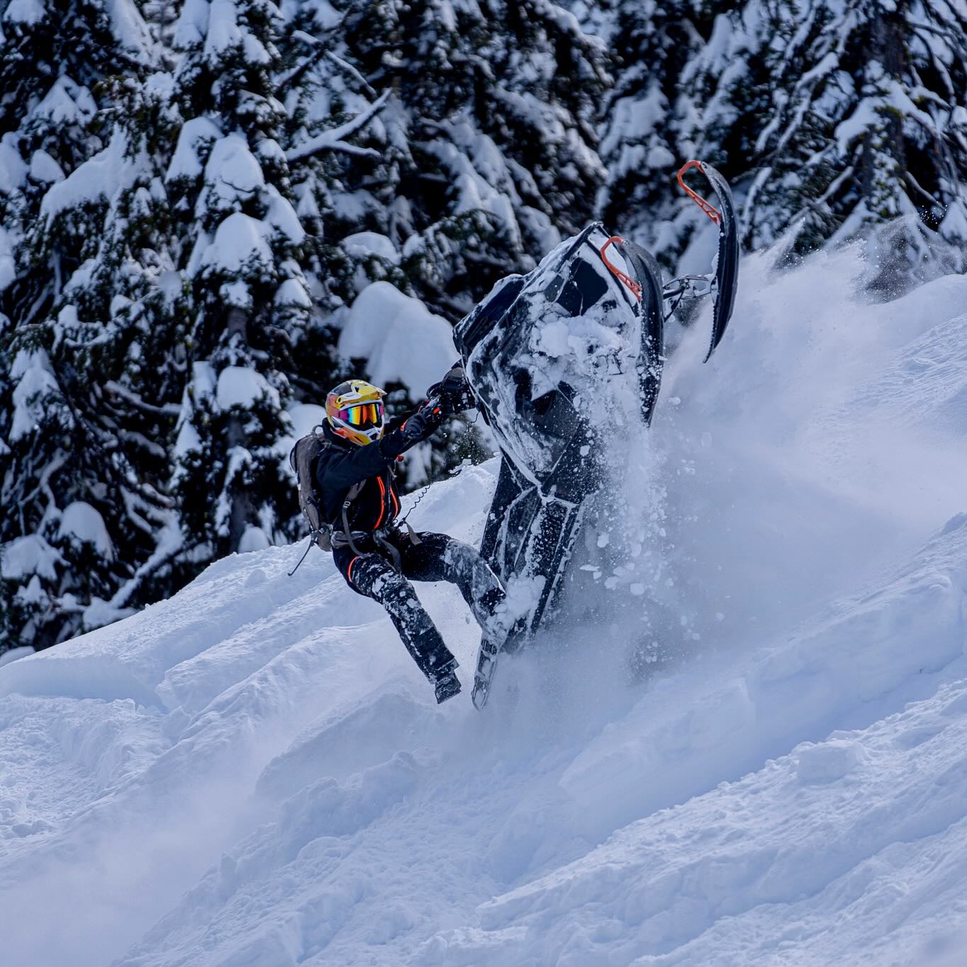 @proven_progression clinic, round 2, pushing my limits and progressing! I love snowmobiling!