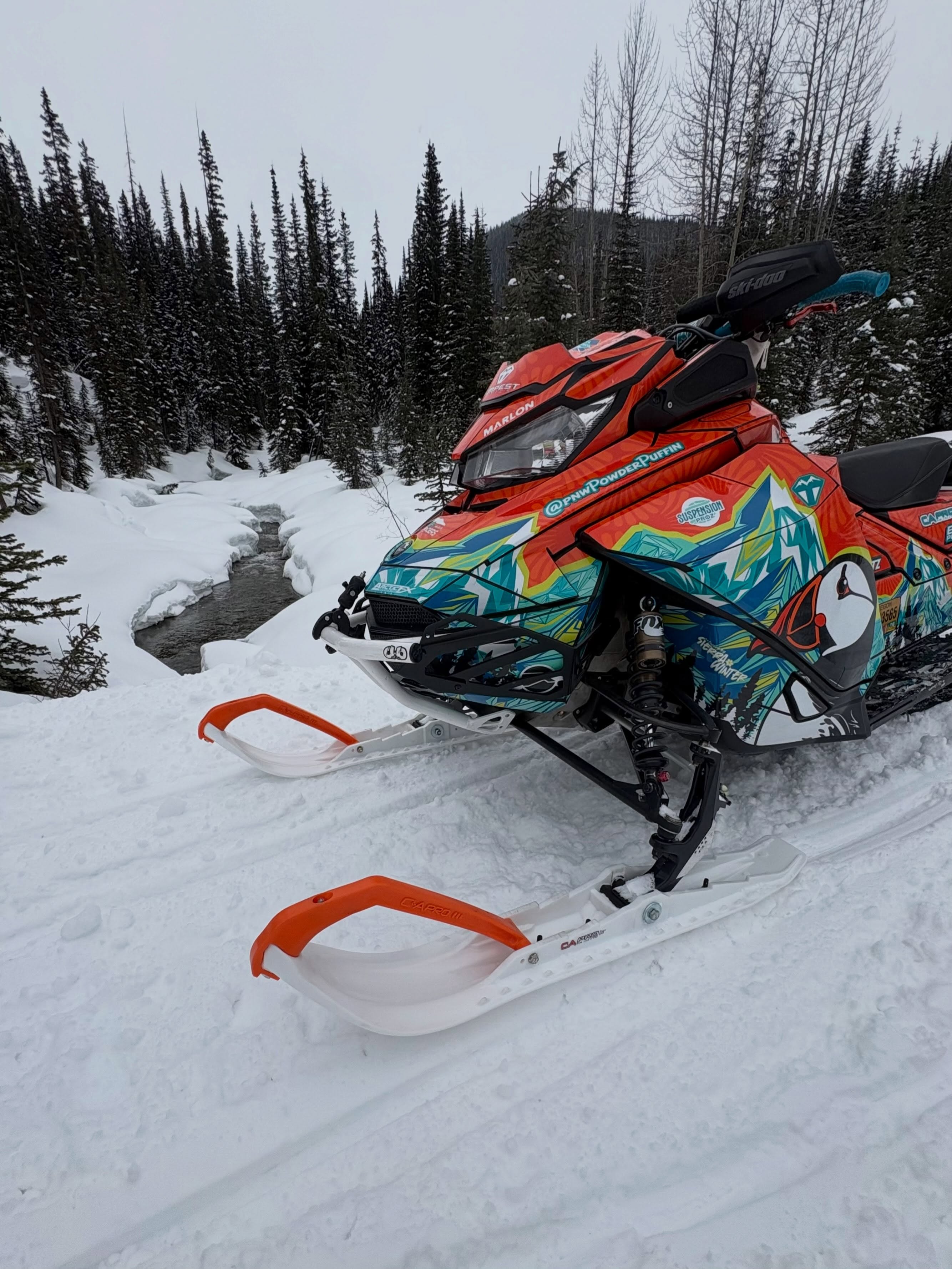 The snow season will be upon us soon and now is the time to do those upgrades and mods! @caproskis can has the perfect set of skis to fit your style and needs. With so many color combos, the options and endless!

C&A Pro performance mountain snowmobile skis are designed for the unique demands of the backcountry and are the ski of choice among  the pros. 

Have more questions or not sure which skis are right for you? Reach out to me! I love talking snowmobile 24/7 💜🫶

#Snowmobile #SleddersOfNorth #PnwPowderPuffin #RideLikeAPro #CAProSkis