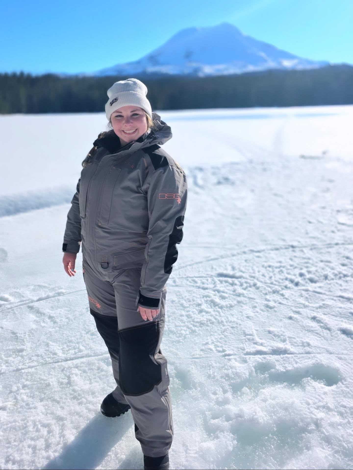 Just a @dsgsnow girl stuck in the wrong season ❄️ Ready for snow, the smell of two-stroke, and long days on the mountain! 

And... counting the days until I can trade the baby bump for my snowmobile gear again 😅🤰

#DSGSnow #DoingSomethingGreat #Snowmobile #SledLife #36WeeksPregnant