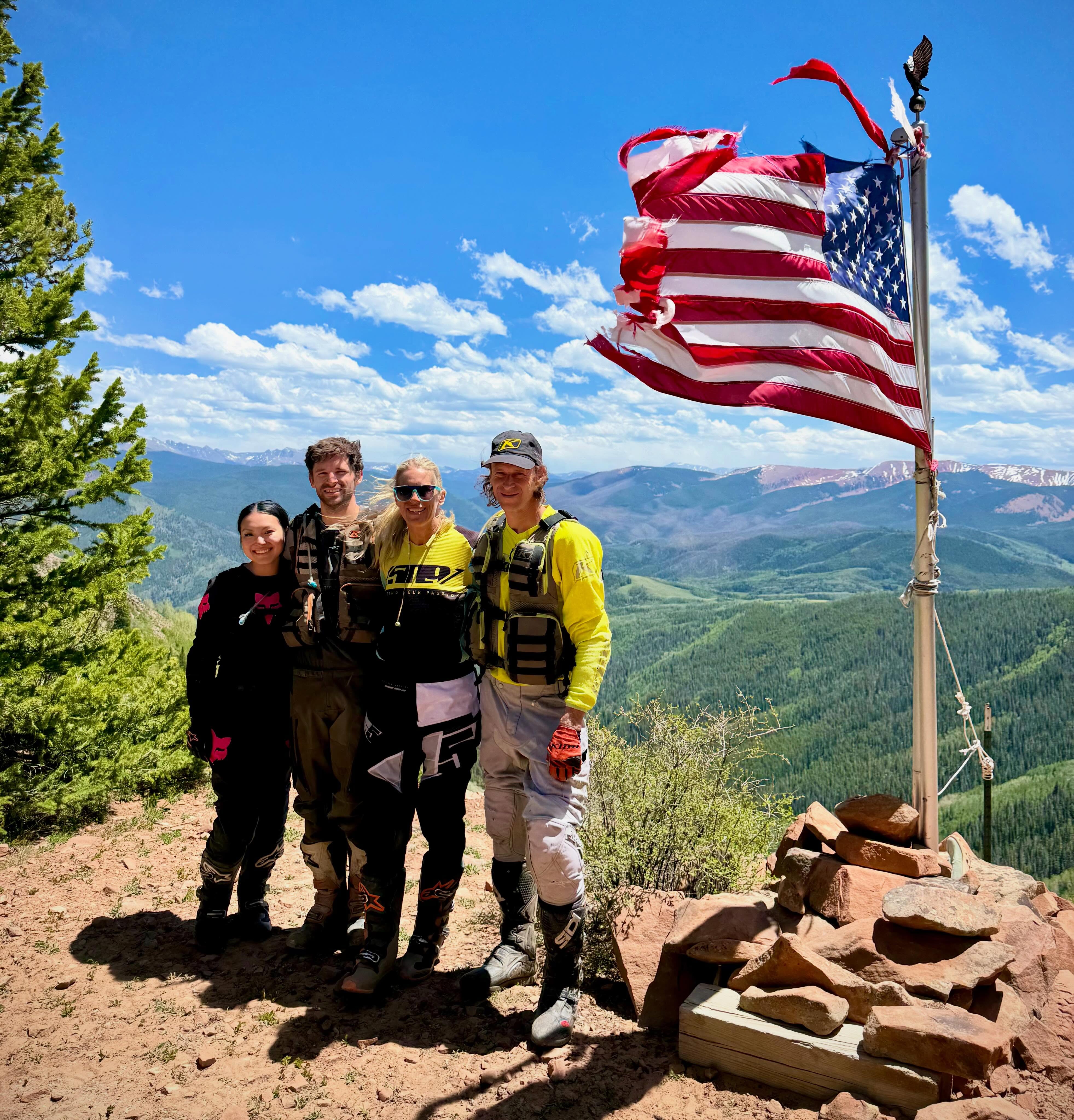 Family Birthday ride… Happy Birthday Alec!  How in the world have 29 years gone by so fast?! So glad we got to do a fun ride today, and that Sharon not only survived, but crushed it!  We feel privileged that you and your friends still think it’s fun to hang out with us! 🤠 Thanks for taking this pic David, you also killed it today!  Thanks also to Adam for not trying to kill us with the extend a loops today!  Good times! 🇺🇸💕
.
.
#509OffRoad