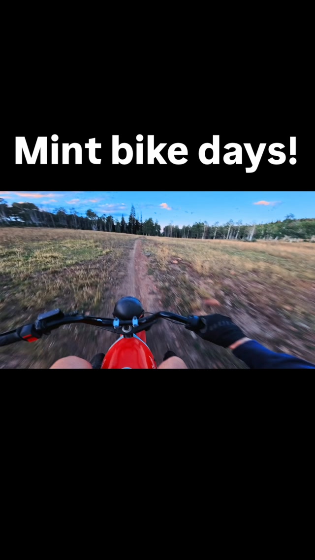 I wish I was riding now