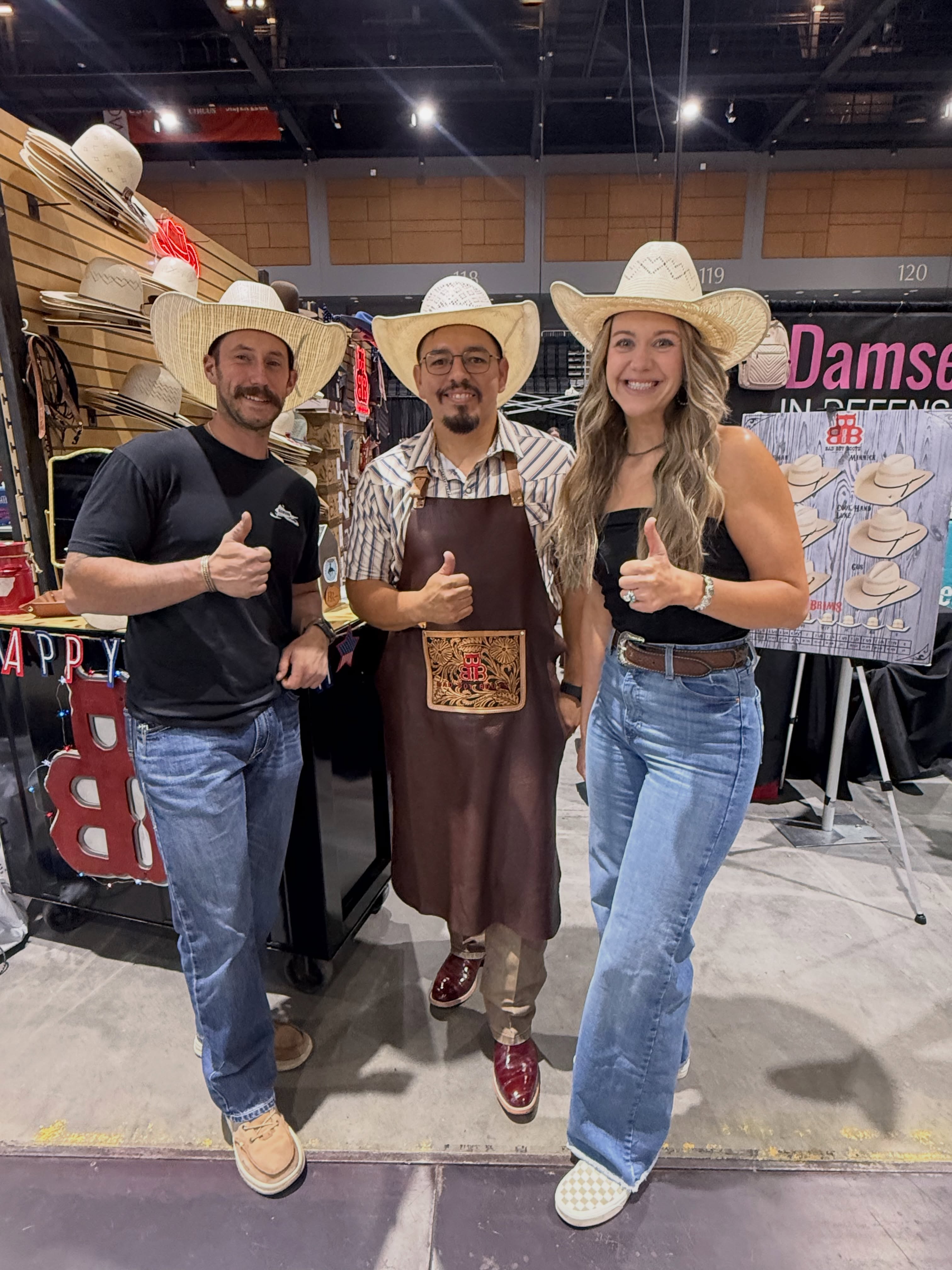 Made a little drive over to the Reno Rodeo Finals for the weekend and got to meet and chat with @badboybootscompany while they made us a couple of hats with a custom brand 🤘🏼 turned out awesome! The rodeo certainly lived up to the hype and we will be there again next year 🤠 🤘🏼#renorodeo