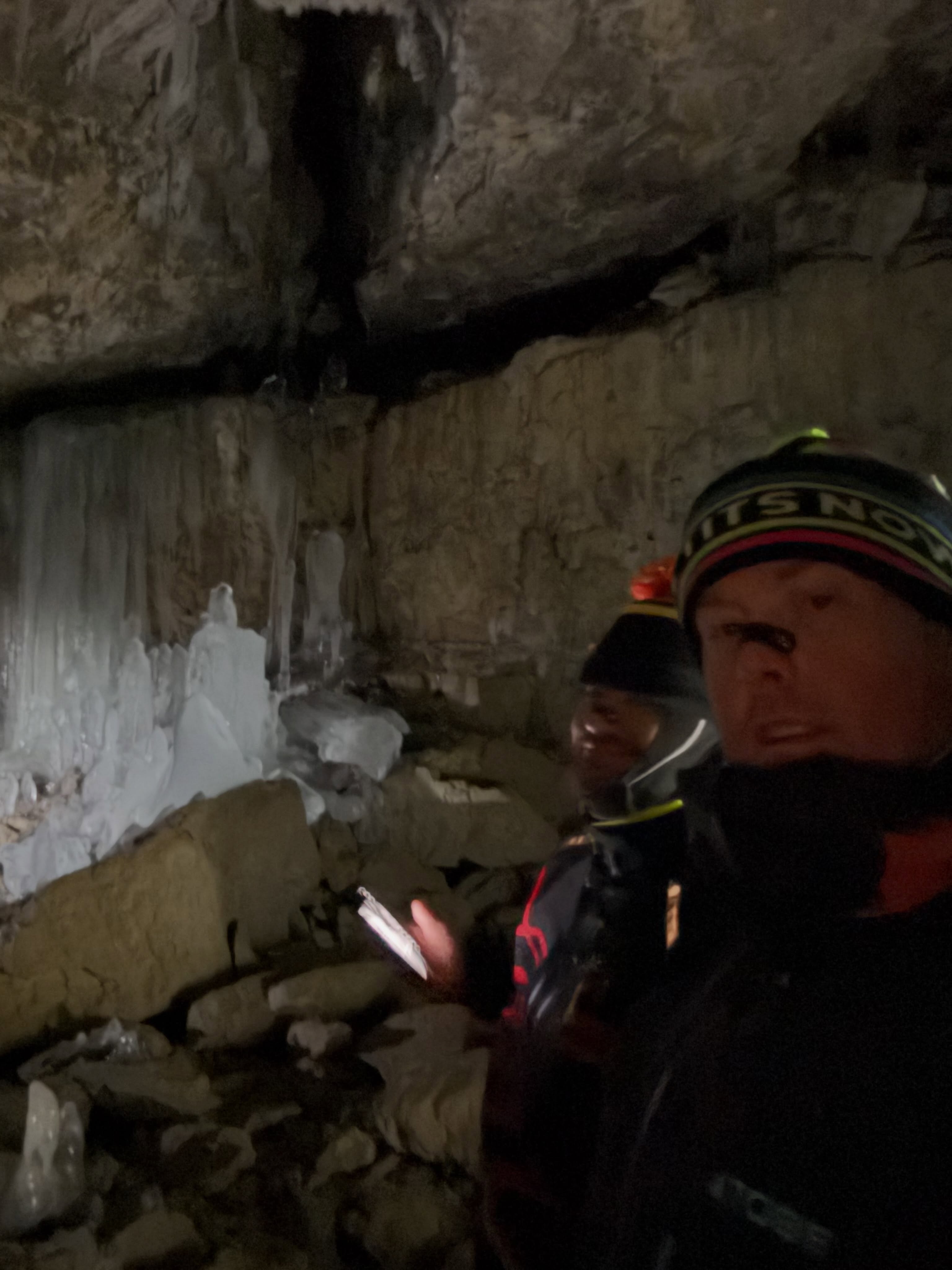 These times of exploration through snow travel is getting so close!! The only way @danmx2112 and I found these caves were using out @oxbowgear maverick and voyager headlamps! Can’t wait for these times…