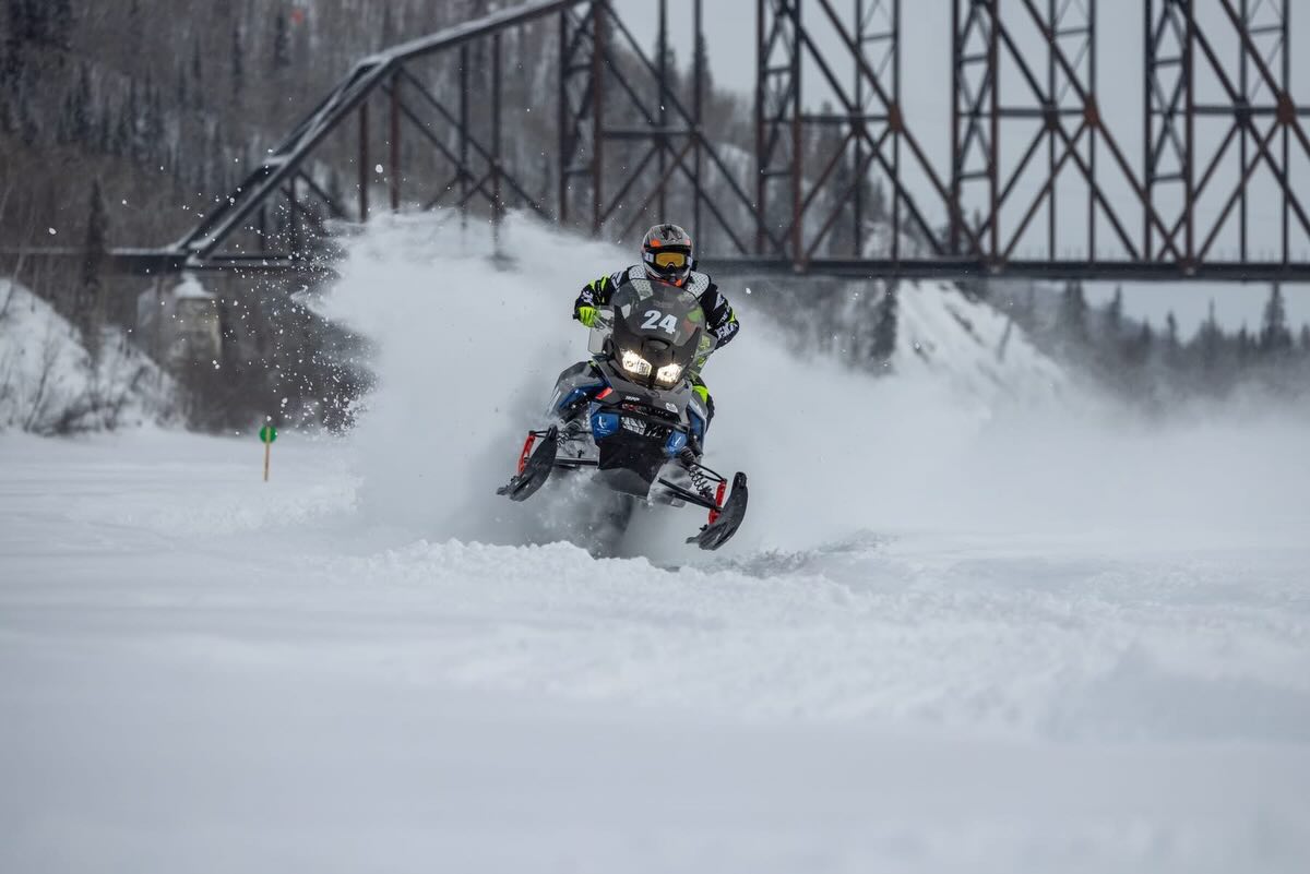 My first cross country race, Nenana 100
Ended up taking 9th outta 20 in 600cc 
Came off the line strong in 2nd

Shout out to my pit crew for helping me out Rodney Masson, Kyle Lincoln, and Ben Cale

And Thanks to my sponsors Riddles Performance Place, Shake N Bake coating and blasting, Studboy Traction, and Arctic FX graphics

Thanks to Clyde Hewitt for the awesome pics
