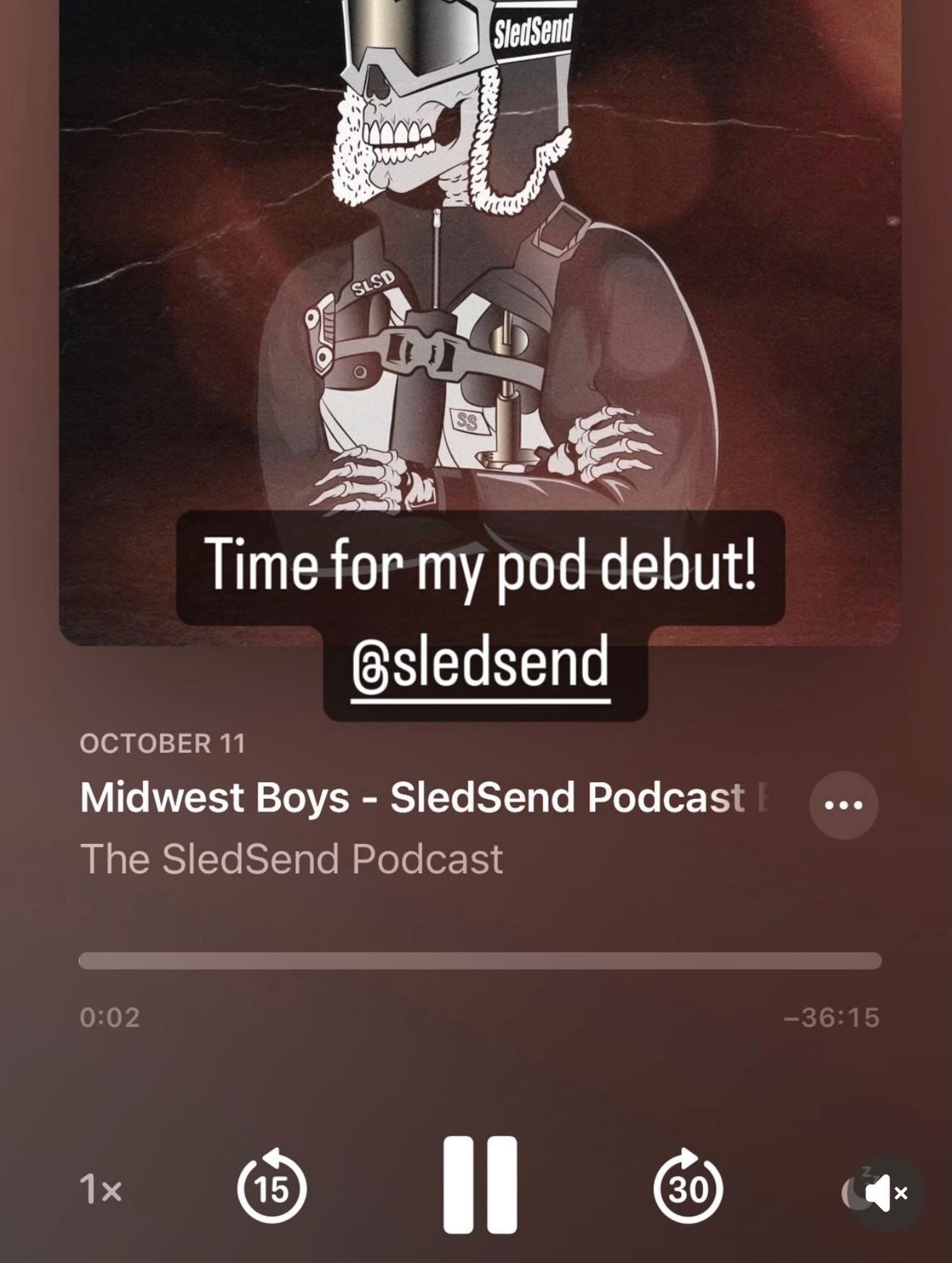 2 years ago I got to make an appearance on the @sledsend podcast. So grateful for all of the opportunities that being a part of the #sledsendbrotherhood has brought me!