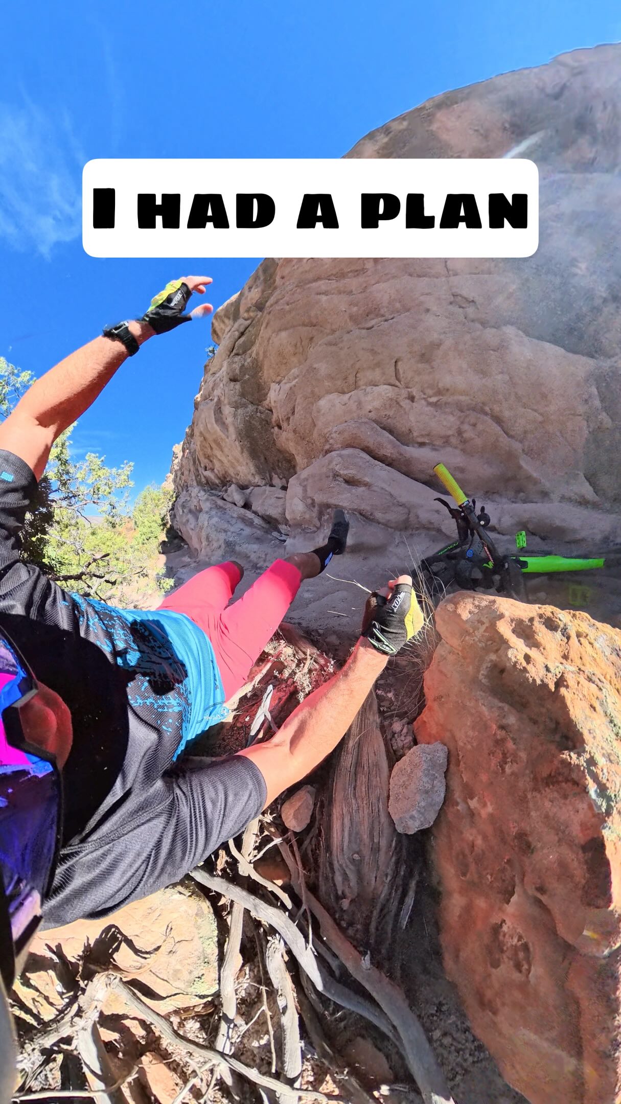 Sometimes your plan doesn’t work out. 🤷🏻‍♂️🤕
#mtb 
#fail 
#insta360
