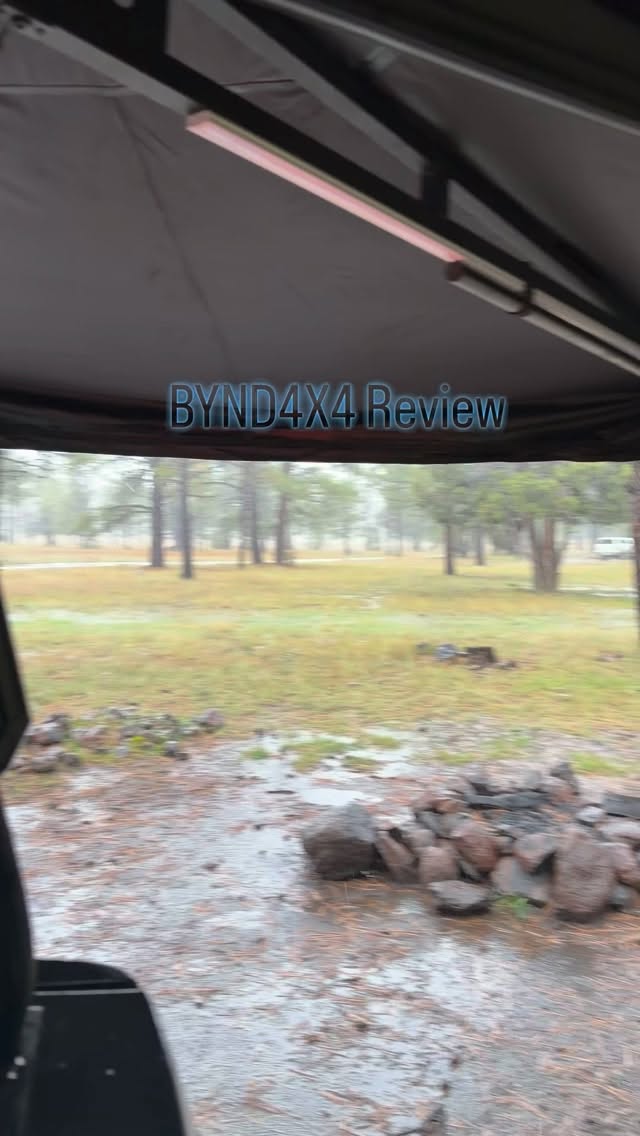 @bynd4x4 review after just over a year of use. Do I love the concept and the brand, yes. However it’s just not holding up and leaks. The first year didn’t see much rain oddly and didn’t get to see the real issue and disappointed. 

The Toyota ones seem good but the ford ones seem to be missing the mark on this generation. 

#bynd4x4 #waterleak #rooftoptent #campershell #overlanding
