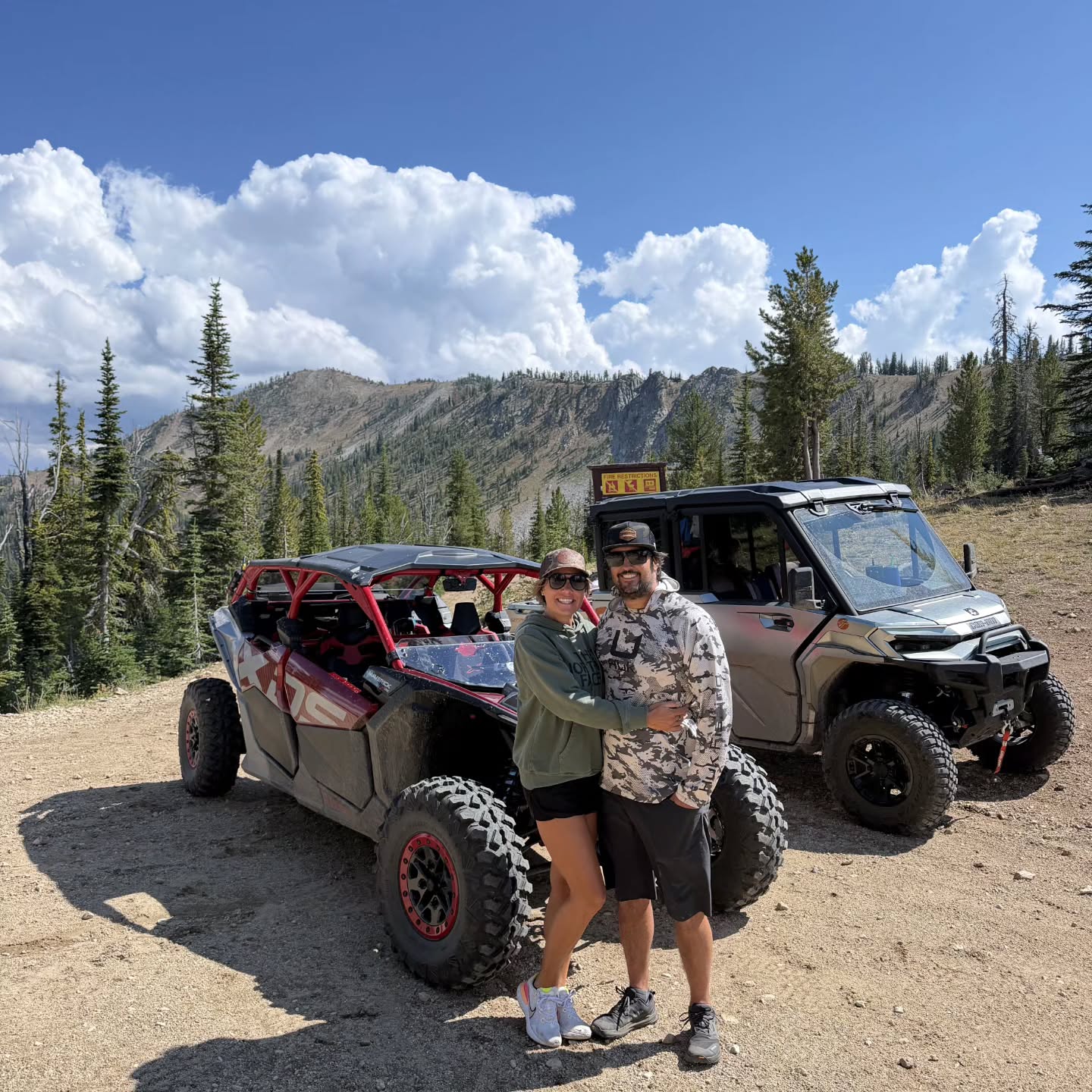 Recently picked up a new toy from @milehighpowersports. Having a blast with it cant wait for more days like this with @brandykelley_  deep in the backcountry exploring this country. USA USA USA 1st trip out made the elk summit loop #canammaverick #utv #explore #outside