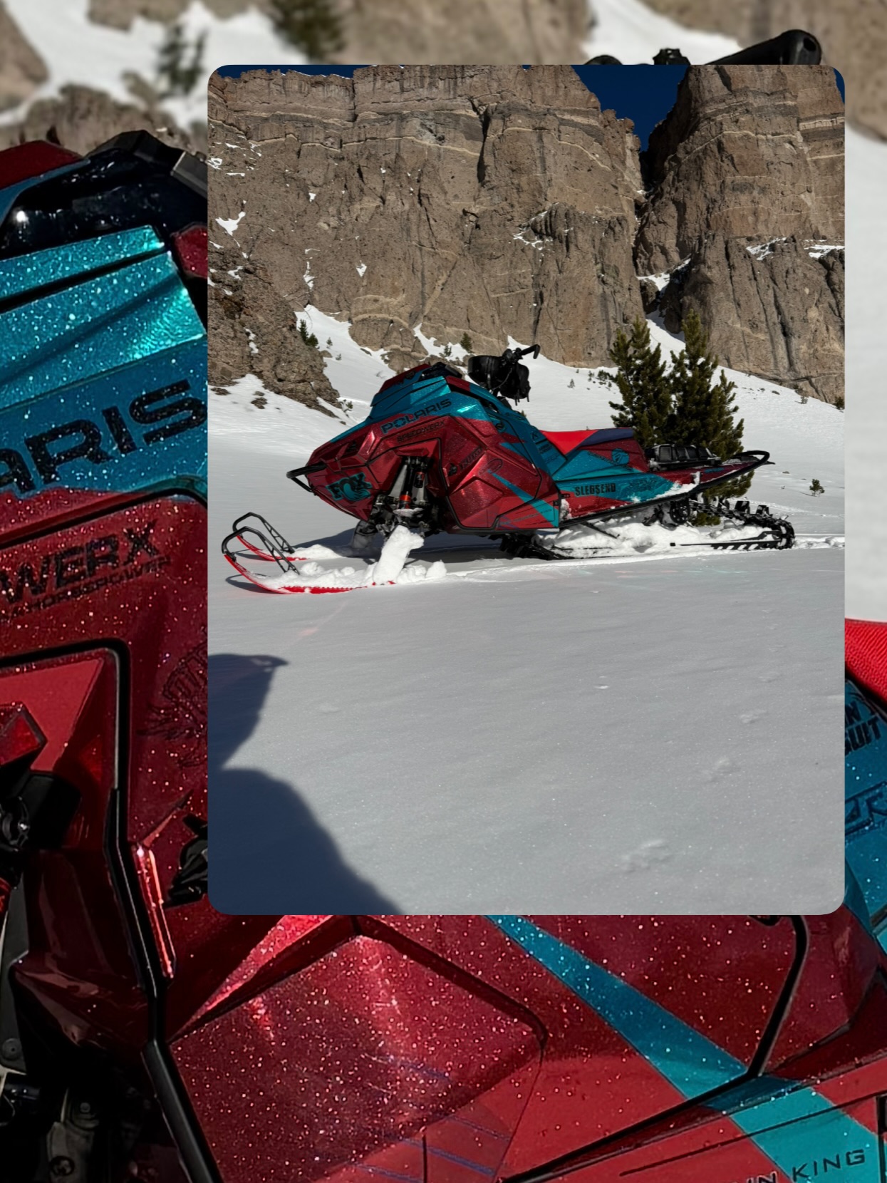 That chrome and metal flake finish though!❄️🥶💎

@arcticfxgraphics 

#snow #snowmobiling #mountain #wyominglife #arcticfxgraphics #klimlife #polarissnow #foxshocks #speedwerx