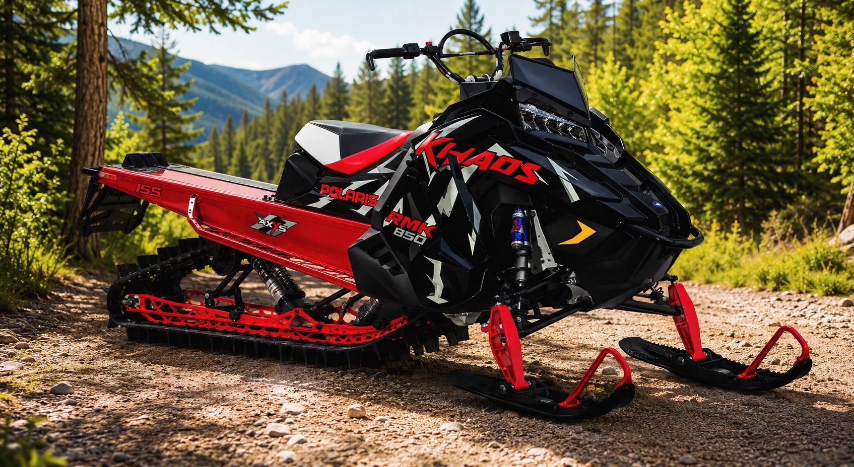 Just picked up a low mile @polarissnow 2020 Khaos 850 155 as a birthday present for my oldest son in his favourite colour scheme! To help make it even better, I’d like to get some aftermarket goodies. Does anyone have the hookup on the following?

@polarissnow QD2 Quickdrive gearing
@3d_logik brake lever
@mbrp_powersports @diamond_s_mfg @push_industries @rpm_powersports lightweight muffler
@cvcustoms.snow or other lightweight battery
@ridetrailtech Voyager Pro
@backwoodsbmp or other bumpers
@cheetah_snow @cheetah_bars cockpit setup

I will also consider other lightweight mods so if you have anything, please reach out!