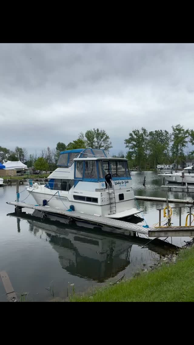 Boat is in & we are officially Wading On Winter for the summer!  Unfortunately the Finger Lakes are overflowing w/ all rain we’ve had so it’s going to be a bit before we can clear the bridges… 🛥️💧🌧️