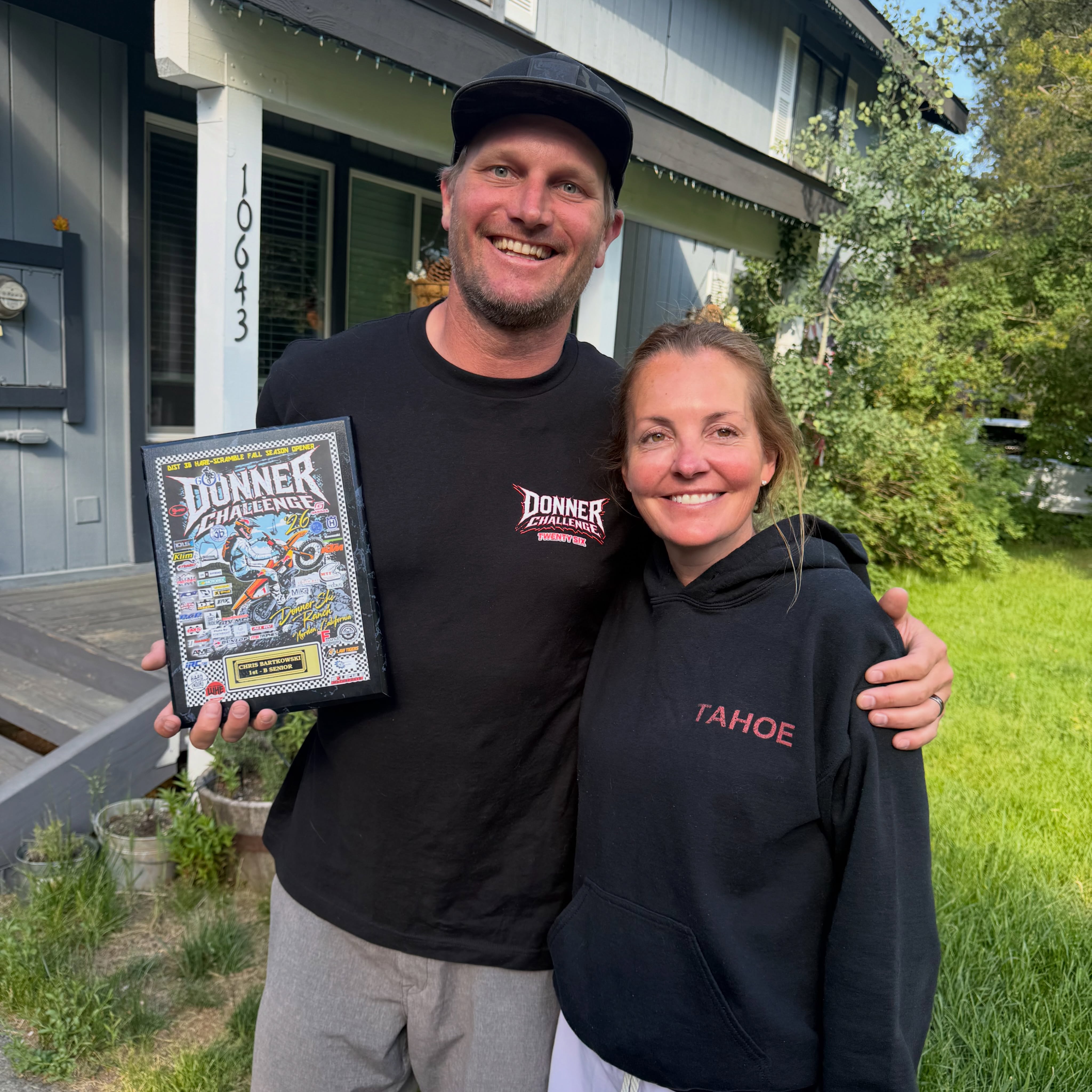 Another Donner Challenge down! Brought home a first place podium in my class on Sunday for the hare scramble and survived another hard enduro beat down Friday! An absolutely incredible race weekend hanging friends, the @truckeedirtriders  crew and top track snack @taratowski! Huge thanks to @garrahan129m for always hosting a sick event! Stoked for next year. 👊✊💨