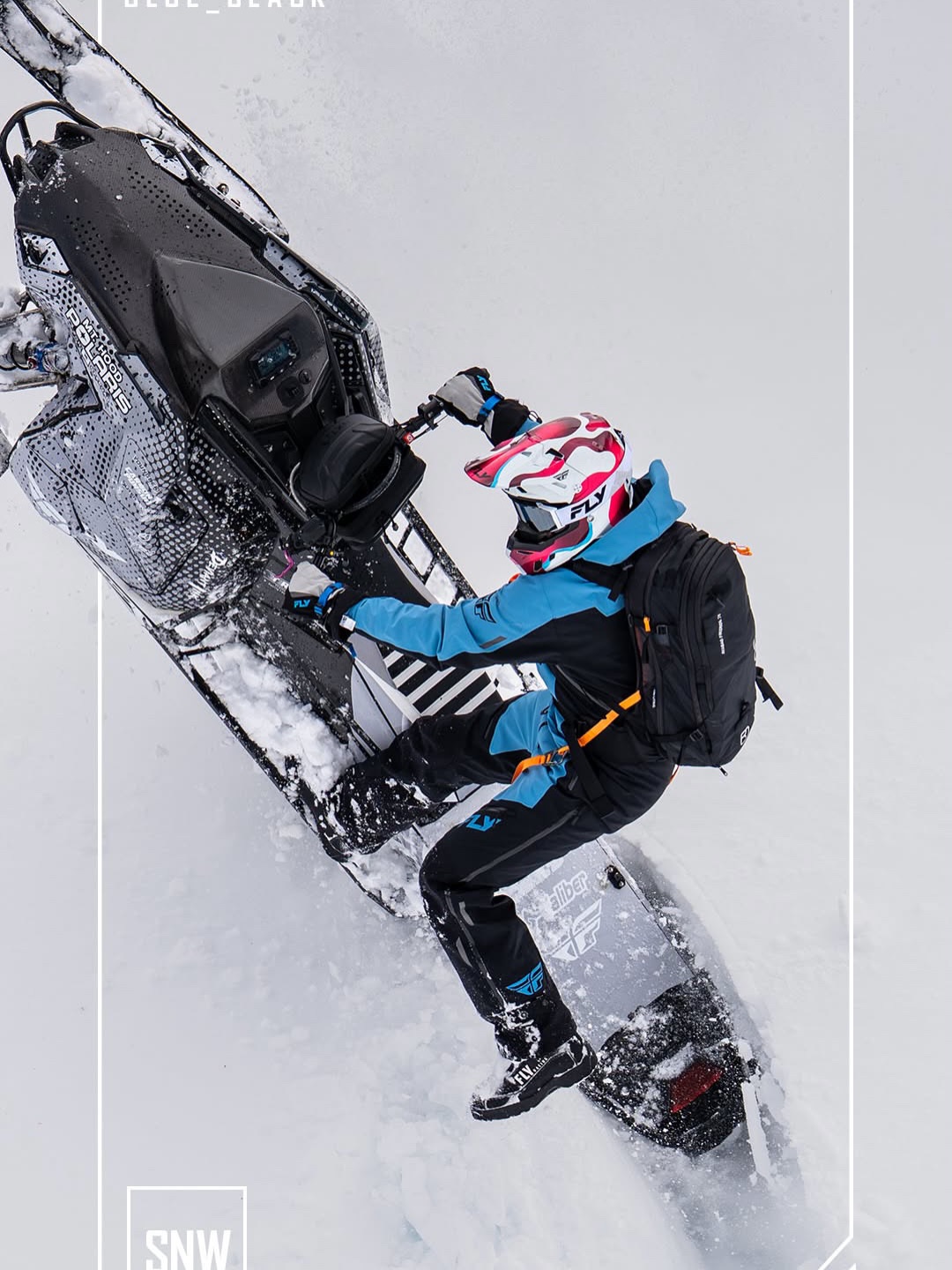 Fly Racing 2027 snow release and my birthday on the same day!?! What more could a guy ask for😃❄️ 

@flyracing.snow made some huge improvements on the Cobalt Monosuit, I’m going to be wearing this exact set up this winter. 

How many more weeks until we are doing this again?