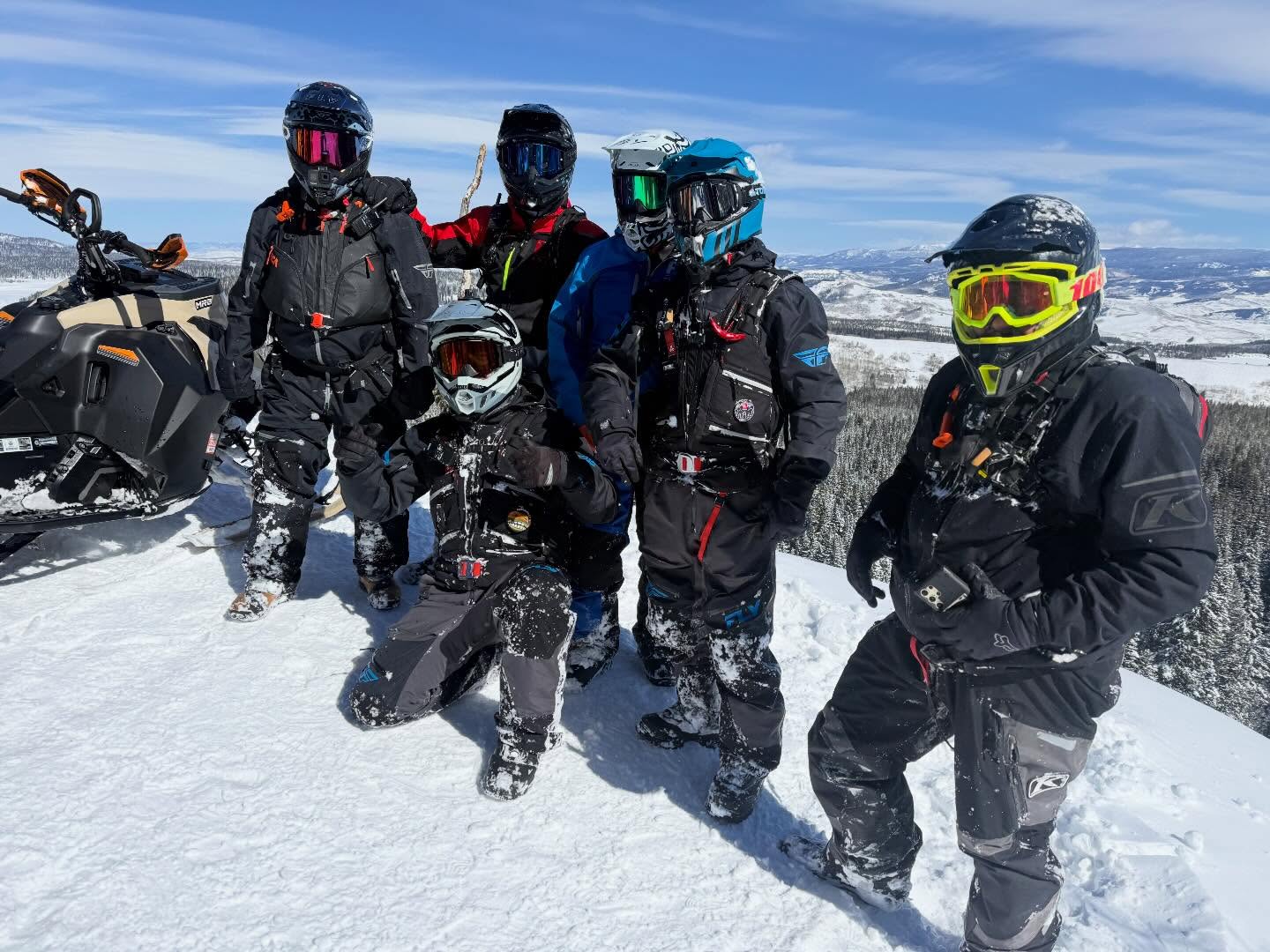 EPIC times having @thecommercialroofer out to CO for some snowbiking last weekend! Timing couldn’t have been better as he came in right after a storm cycle, and timed perfectly for the Industry ride as well!! I think there will be annual  future snowbiking trips for Cody from here on out!welcome to the newest addiction!! From never riding a snowbike ever before to shredding trees and hitting jumps in no time; we’ve got some naturals here! Helps to have that strong moto background but I’m elated you guys had the best time!! Come back soon!