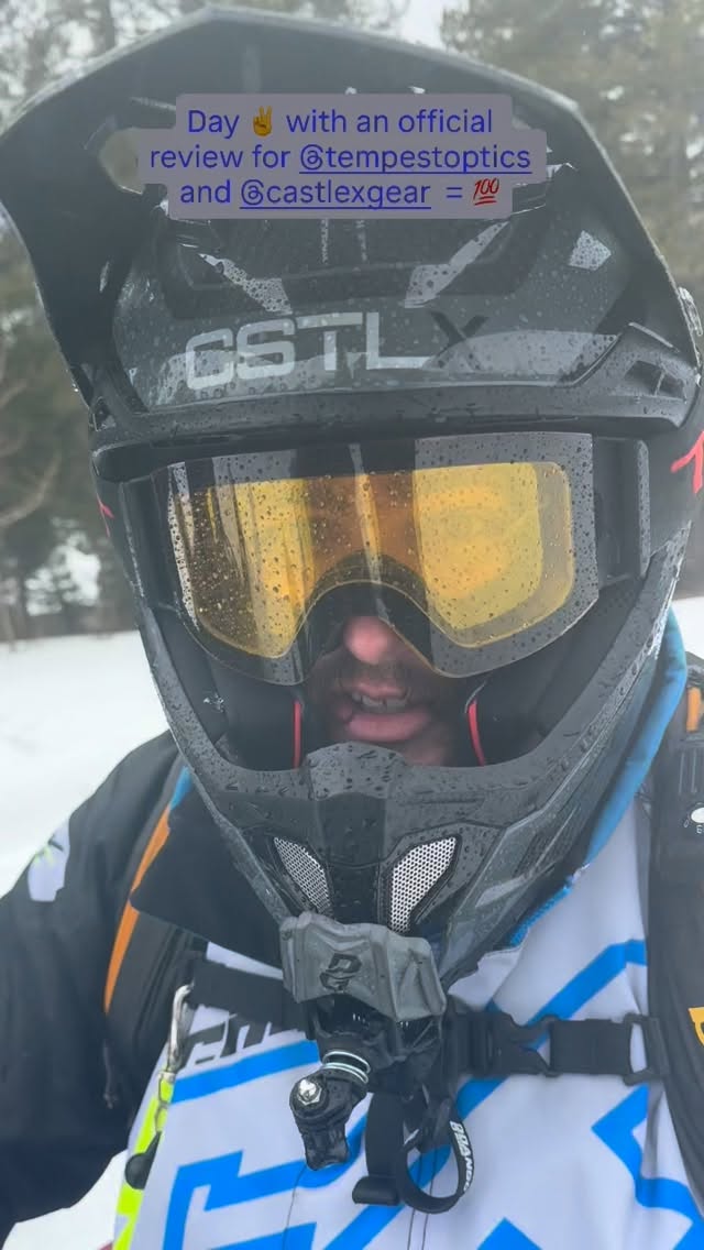 Drove to Wyoming to ride in the 🌧️ for a few days🥺 #castlexgear #tempestoptics #rainsucks #huntingsnow #snowmobile