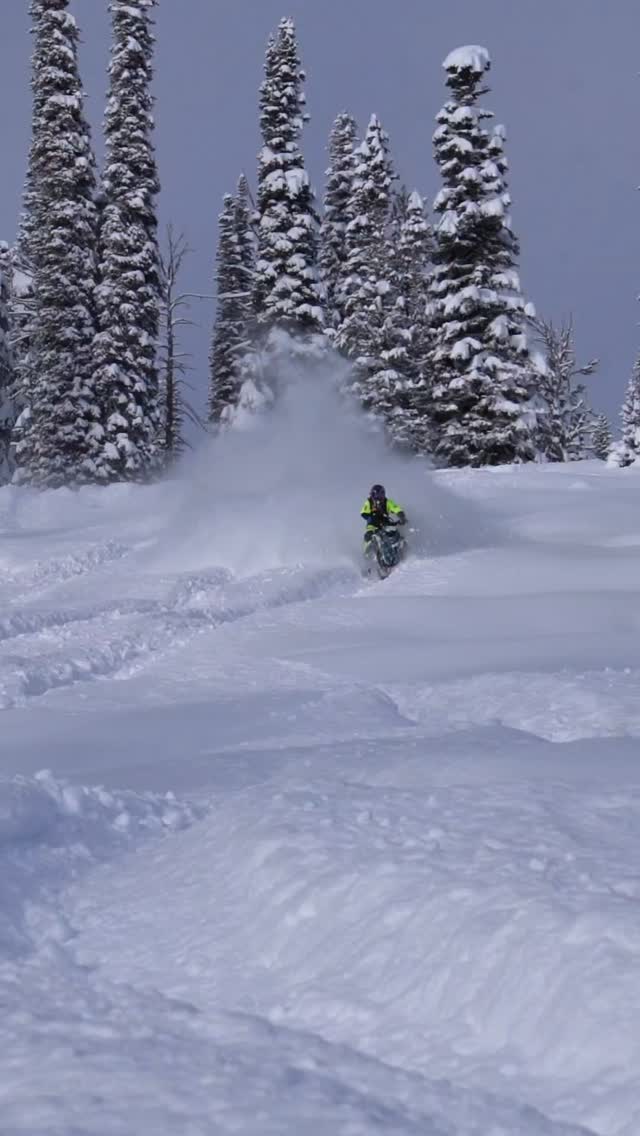 Mentally, I'm here. ❄️ 

#polarissnow #snowmobiles #snowmobiling #winter #idaho