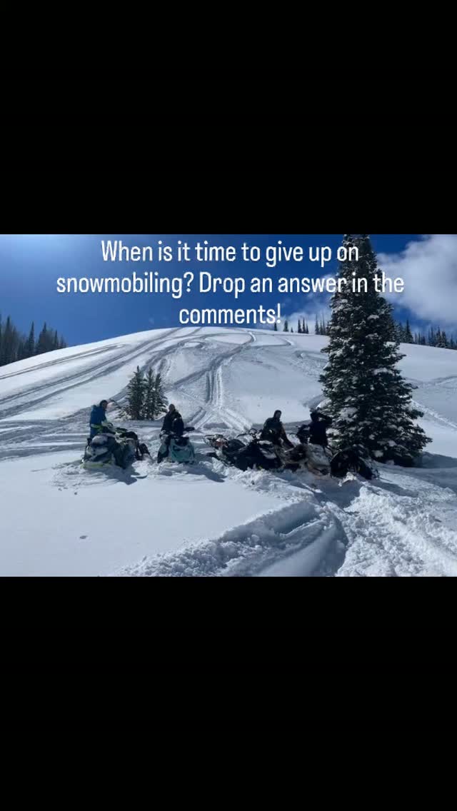Just wanted to throw out kind of a poll question as to when people think it is time to hang up the helmet for good and what that might look like to some?
##sledsendbrotherhood #sledsend #snowmobile