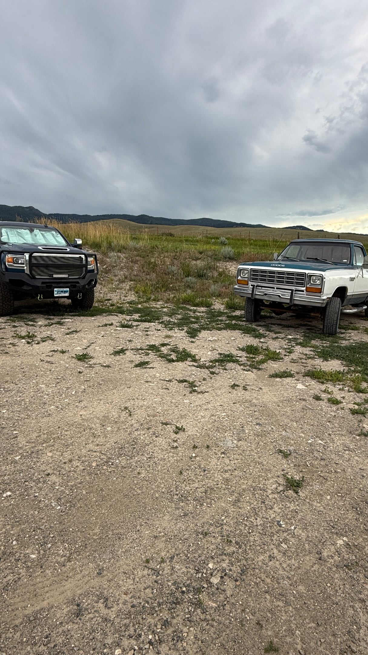 Ole blue and ……. Still don’t have a name for the old girl.