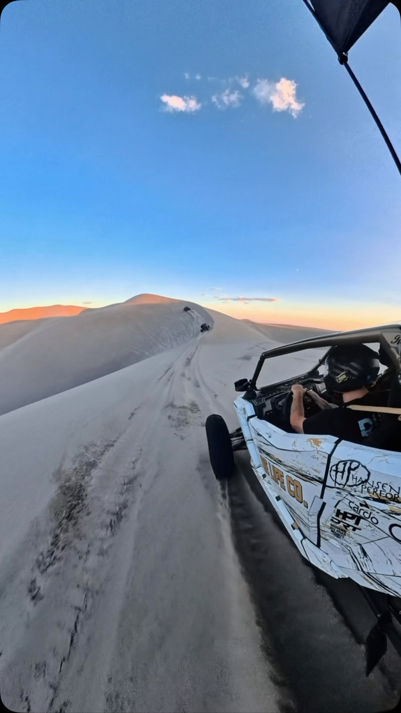 Who’s ready to go chase more sunsets? We will be in St. Anthony this weeekend. #sunset #dunelife #ride #fun