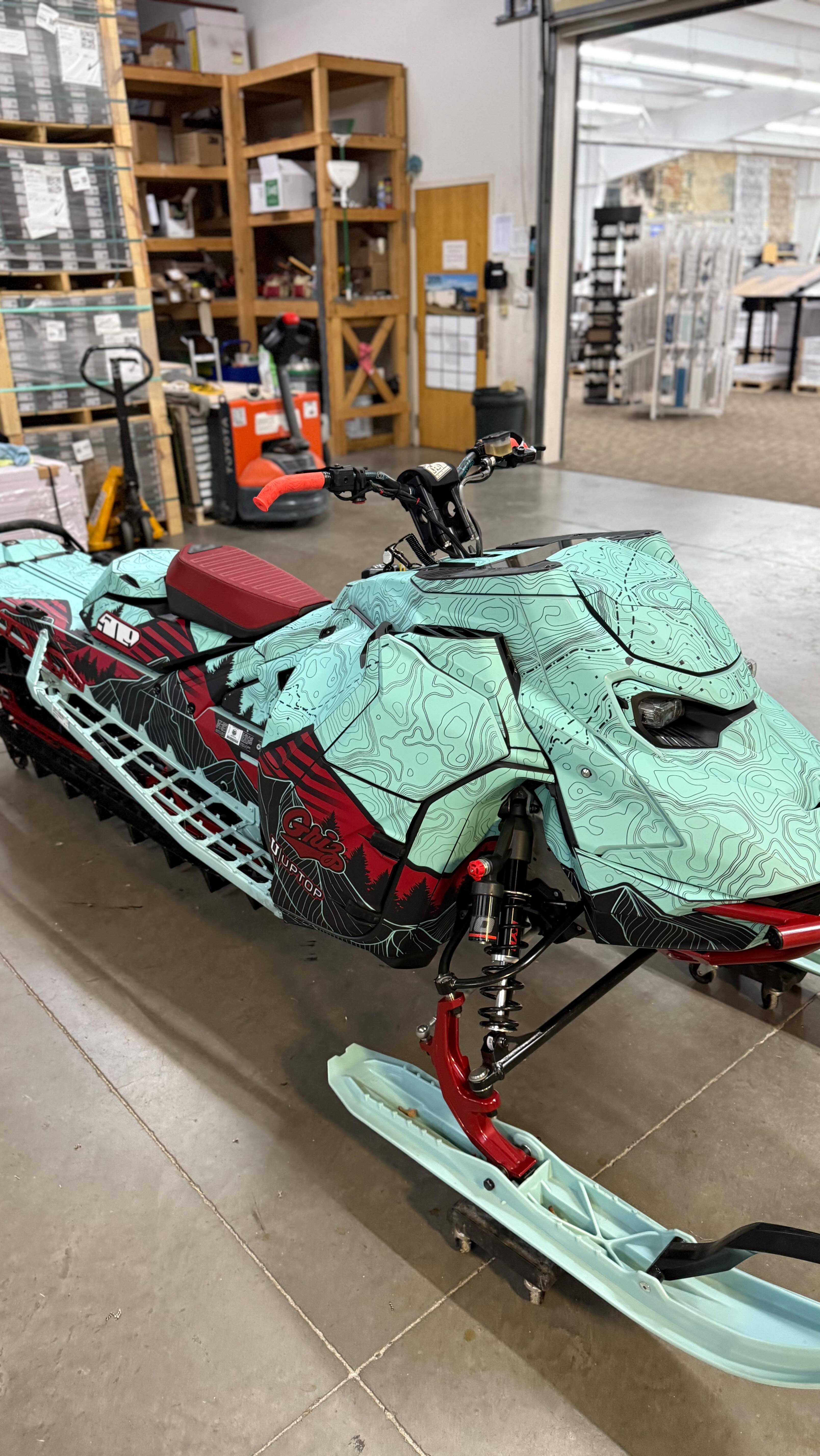 Wrap it before your ride it❄️🏔️💀