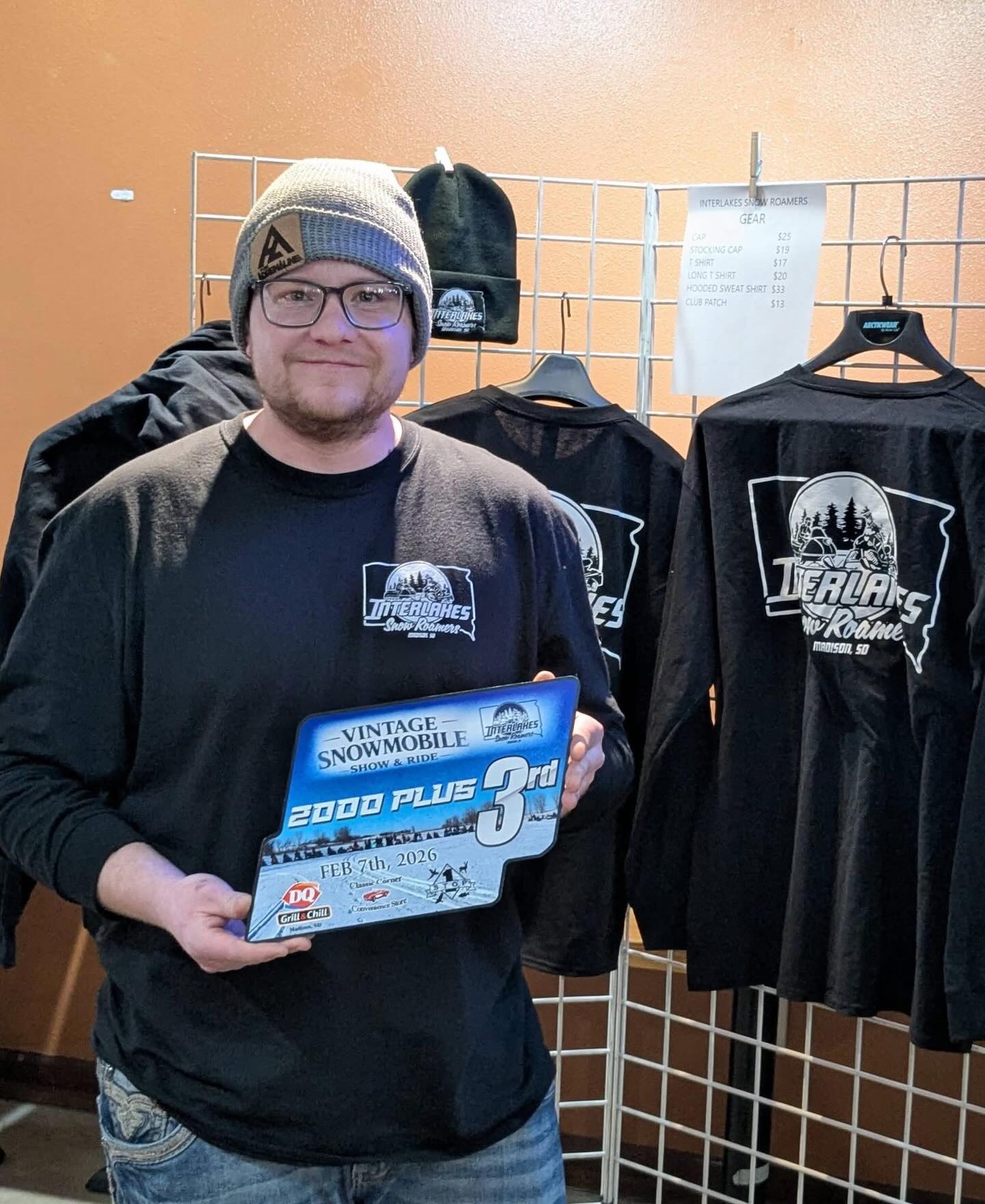 Yesterday was a great day at the Interlakes Snowroamers snowmobile show even though we had no snow it was a beautiful day, even managed to snag myself some hardware. #3rdplace🥉 #showsled #turbonytro