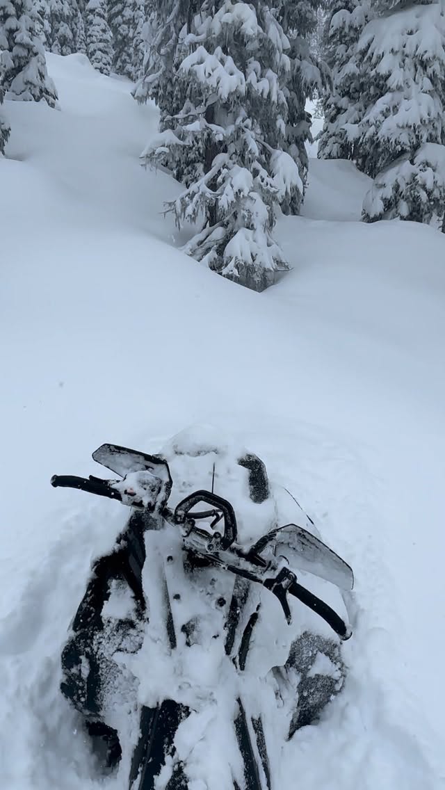 When good friends & pow align 😮‍💨🤘❄️ #sledding #revelstoke #friends