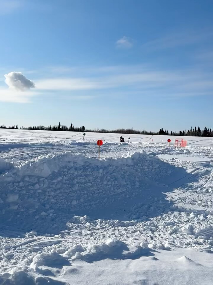 First race back sense my major wreck last year went good p3 out of 30 in the moose creek classic. Big thanks to everyone who helped make it happen and big thanks to @c_sabin21 for the sled. @dps_fairbanks @dps_riders_team @arcticfxgraphics @freshies_built @klim
