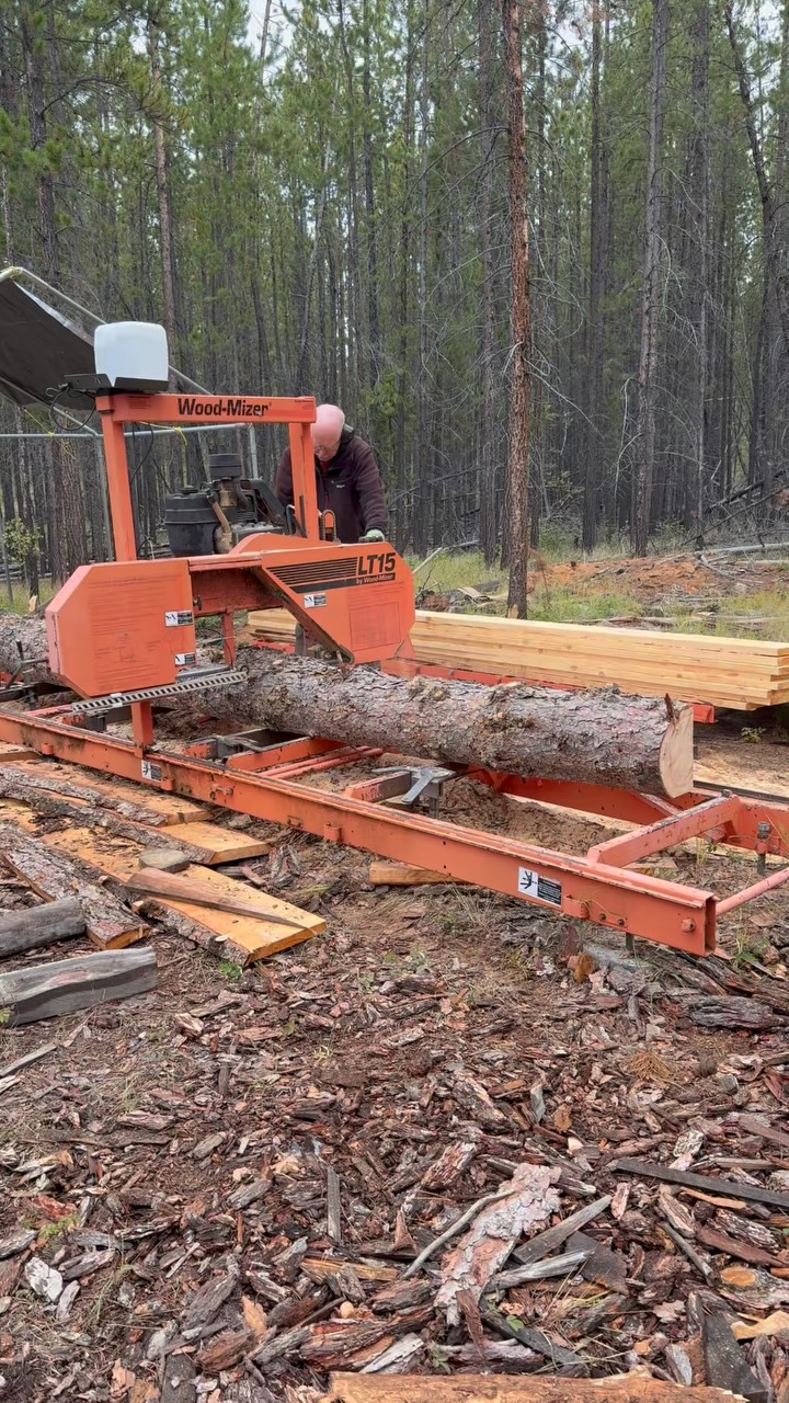 Turning into Bob the Builder over here 👷🏼‍♂️😂

We’re using a Wood-Mizer LT15 to mill all the new beams and posts right on site for this new wood shed. Pretty cool seeing raw lumber turn into an actual structure.

Now it’s time to start erecting this thing and hope my sparky background somehow translates into carpenter skills… 😂⚡️🪚

#electrician #sparky #carpenter #cabininthewoods #woodshed 

@woodmizer
