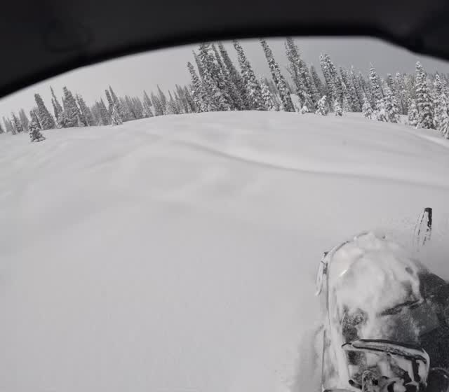 Lucky enough to hit this storm just right, unfortunately for the @sledsend boys they only caught the beginning of it. Sucks to suck🤘🏼 #snorkeldeep