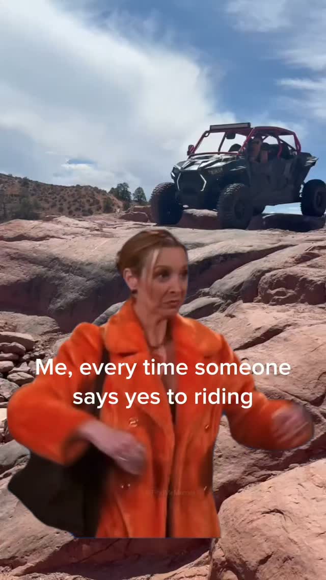 it really makes my whole day 🤪
 #desertmisfits #girlsthatdrive #offroad #riding #moab