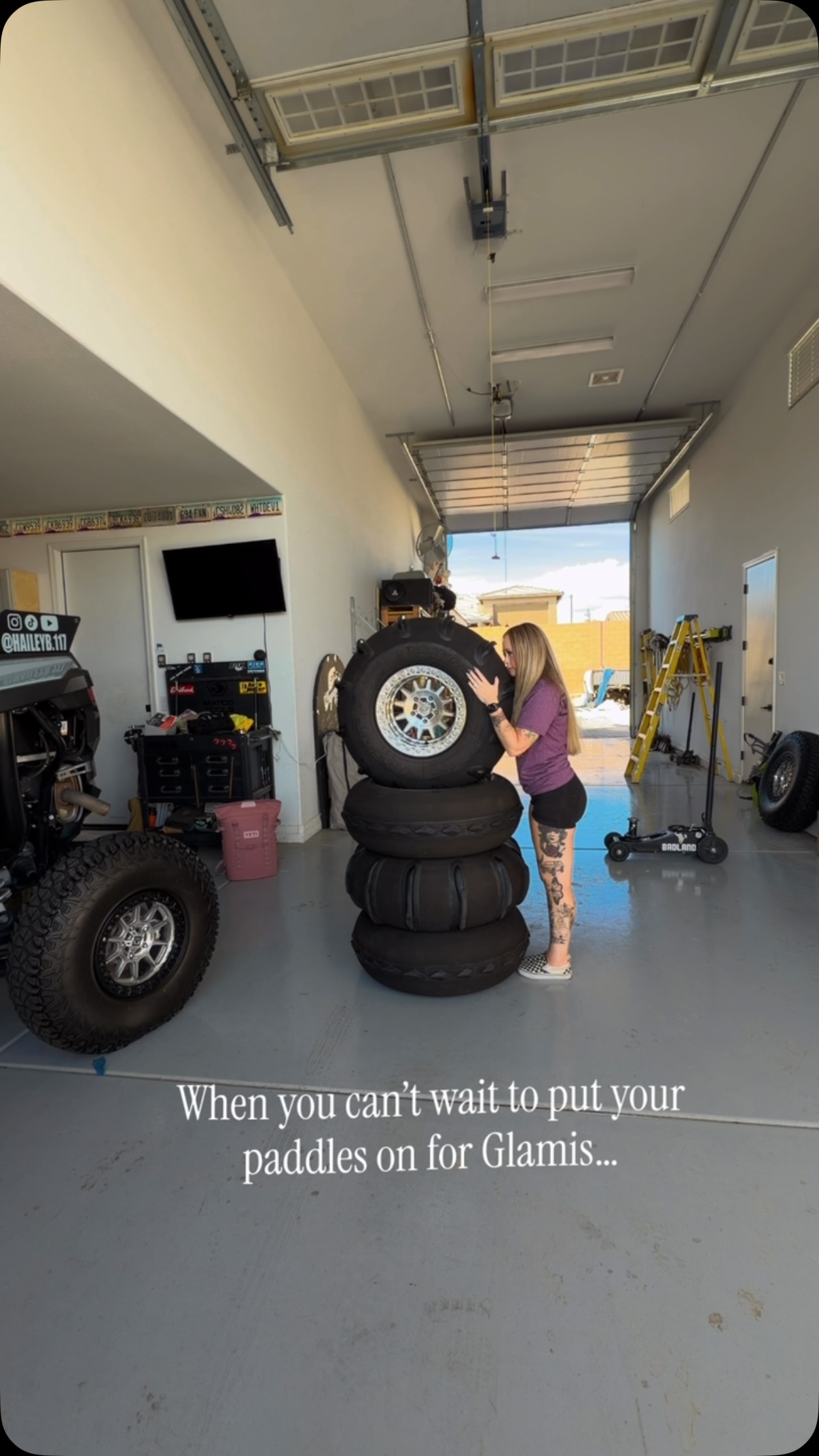 Impatiently waiting to put these @valoroffroad V09 wheels with my @sandcraft_rcr paddles on the rzr for glamis 🥹