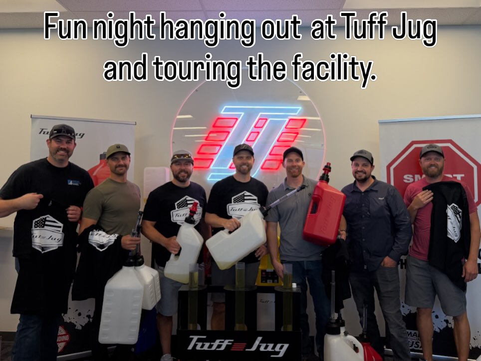 Incredible facility, team, and product.  Thank you @tuffjugusa for the hospitality and tour!  Can’t wait to use these!